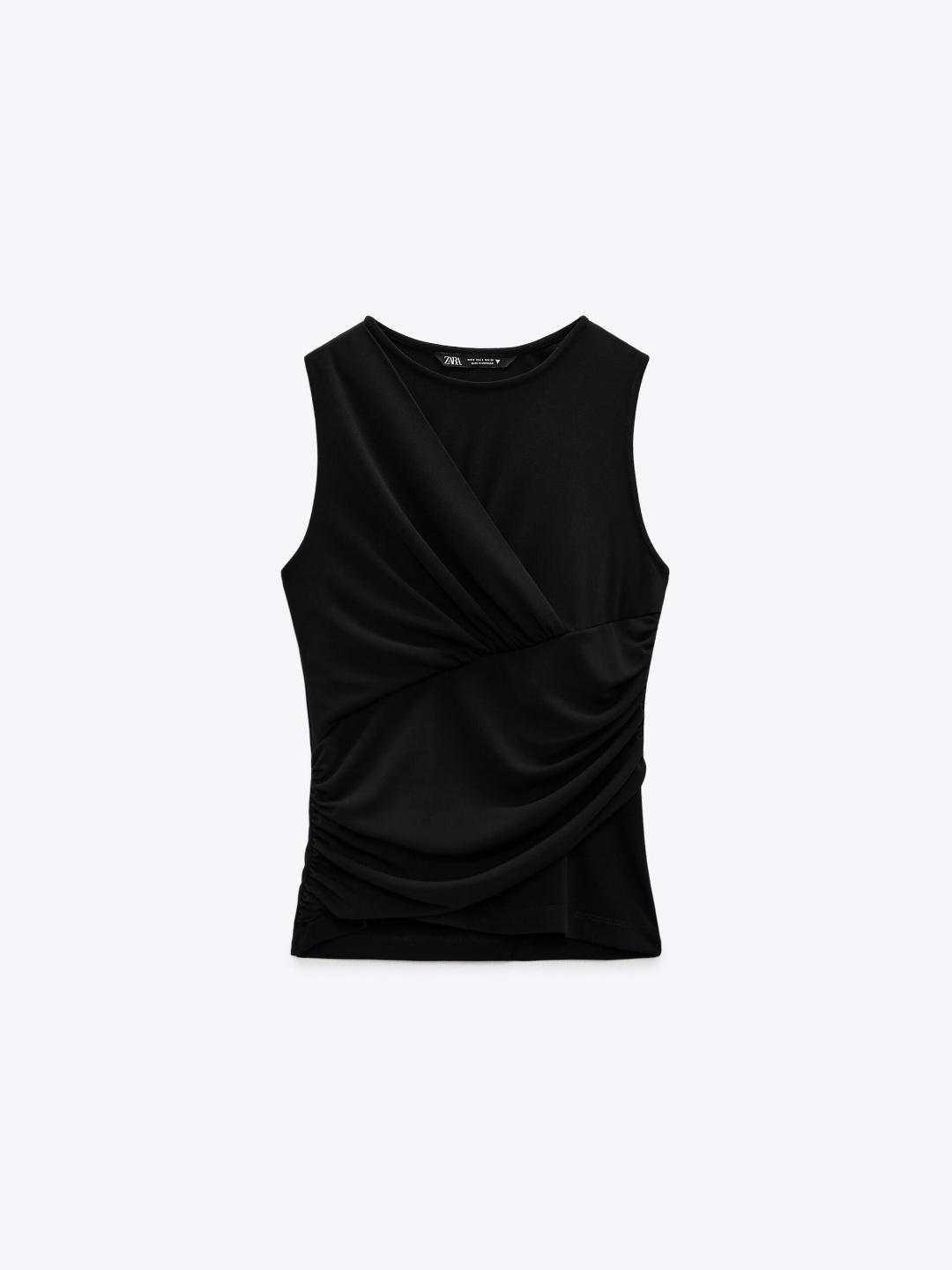 

ZARA Women Black Tops