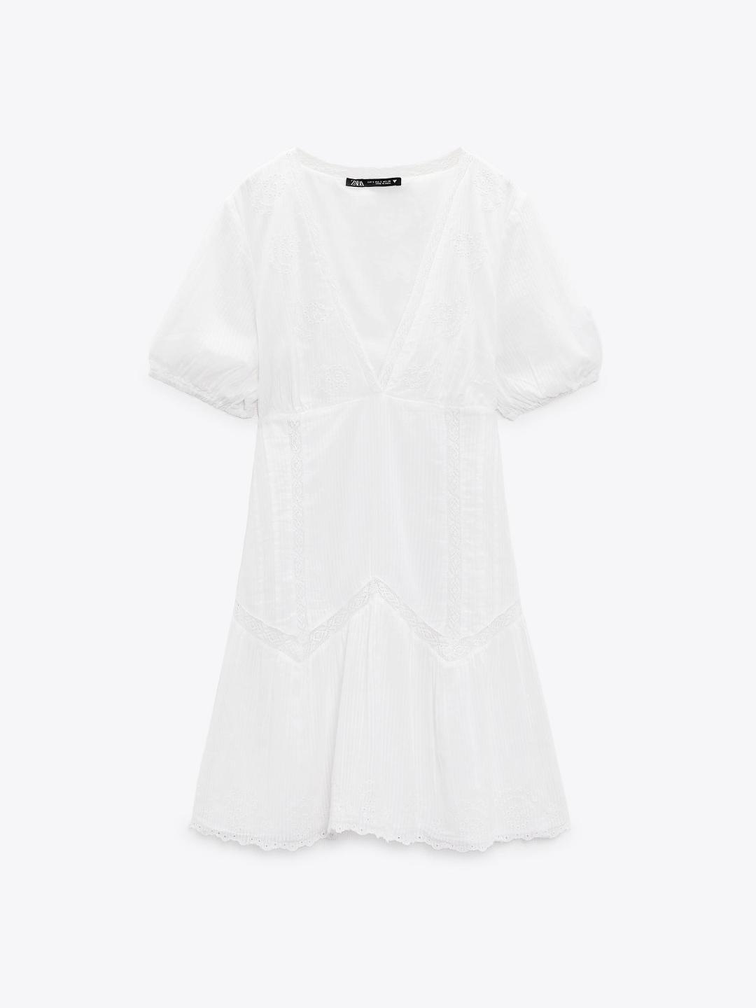 

ZARA Women White Dress