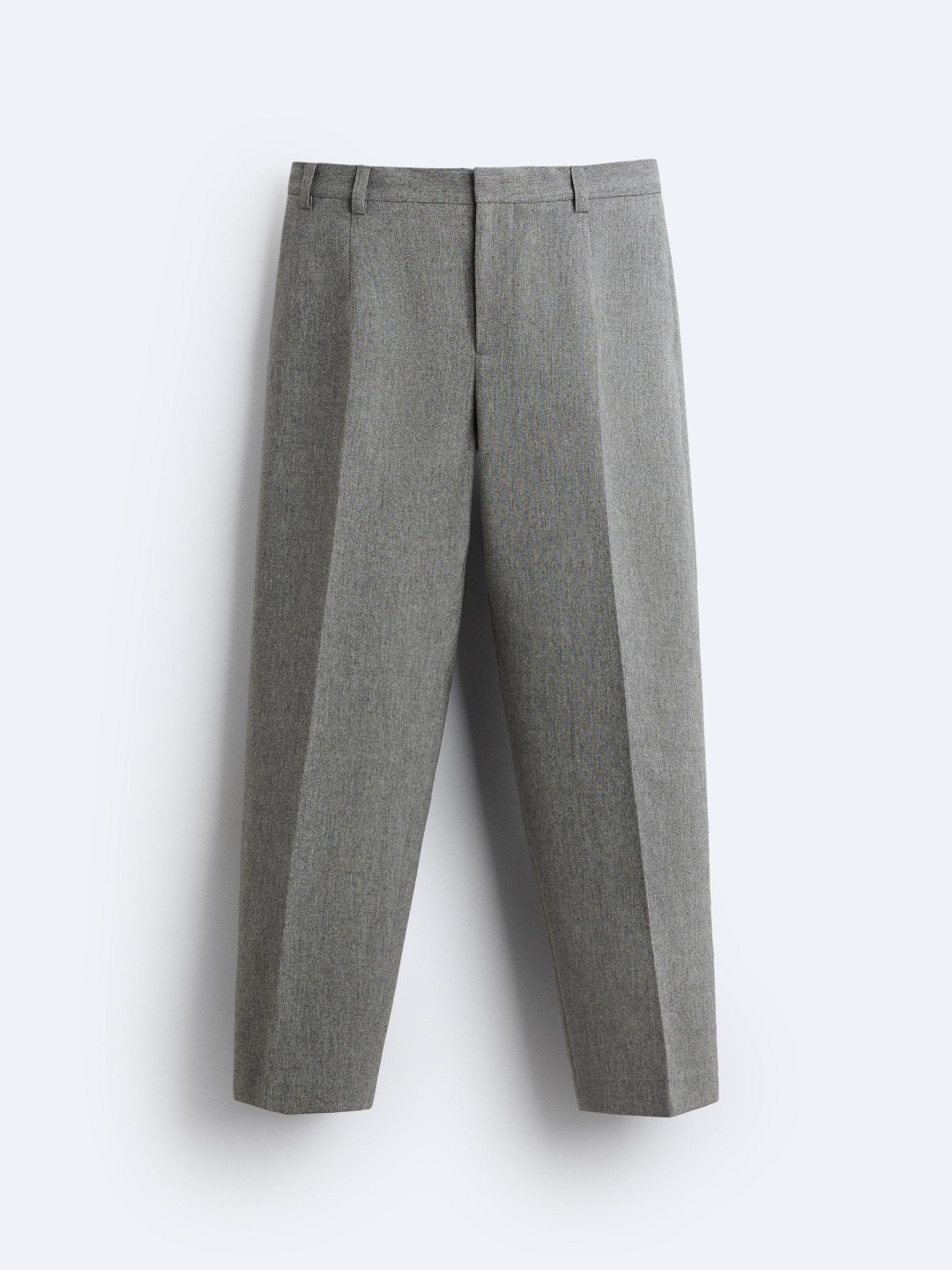 

ZARA Men Grey Trousers