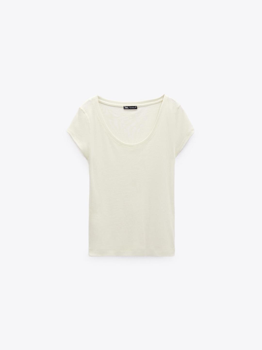 

ZARA Women White T-shirt