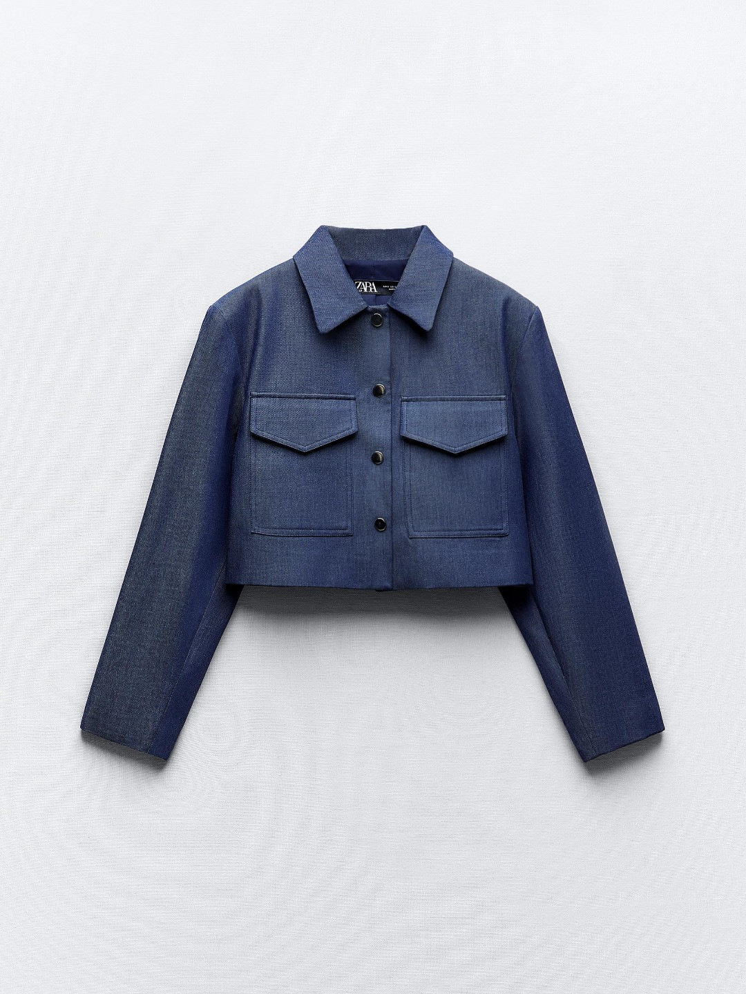 

ZARA Women Navy Blue Blazers