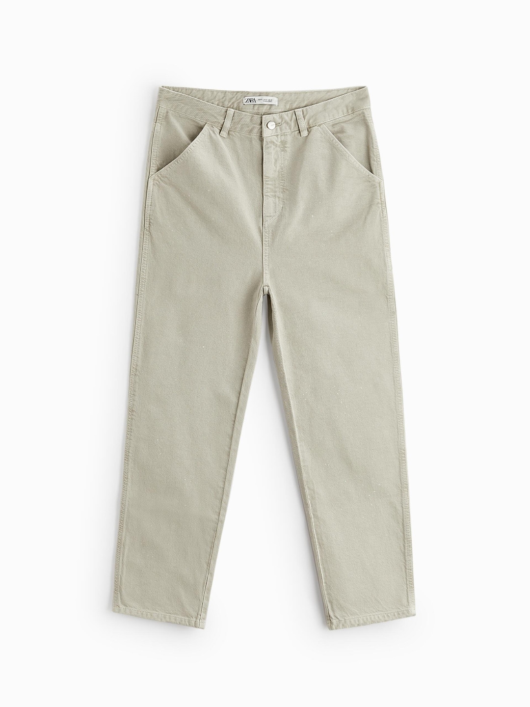 

ZARA Men Grey Trousers