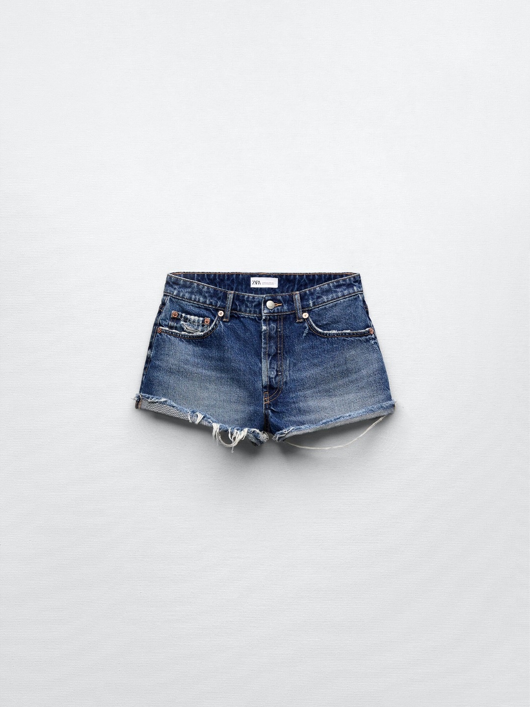 

ZARA Women Navy Blue Shorts