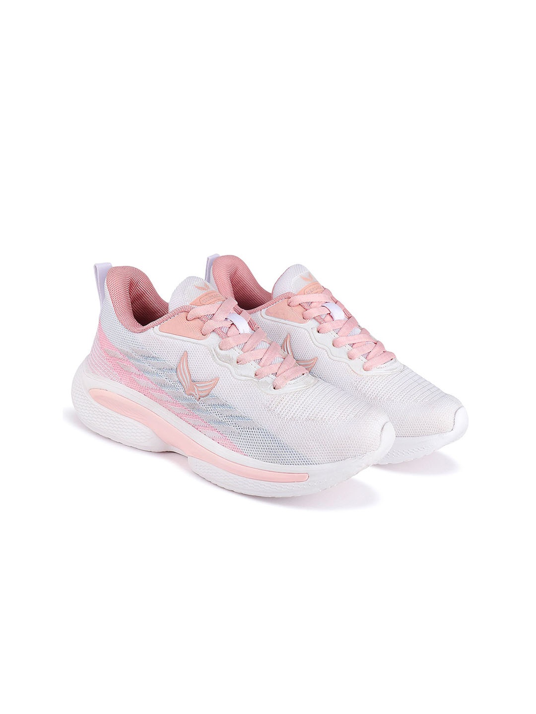 

BERSACHE Women Lace-Ups Round Toe Sneakers, Pink