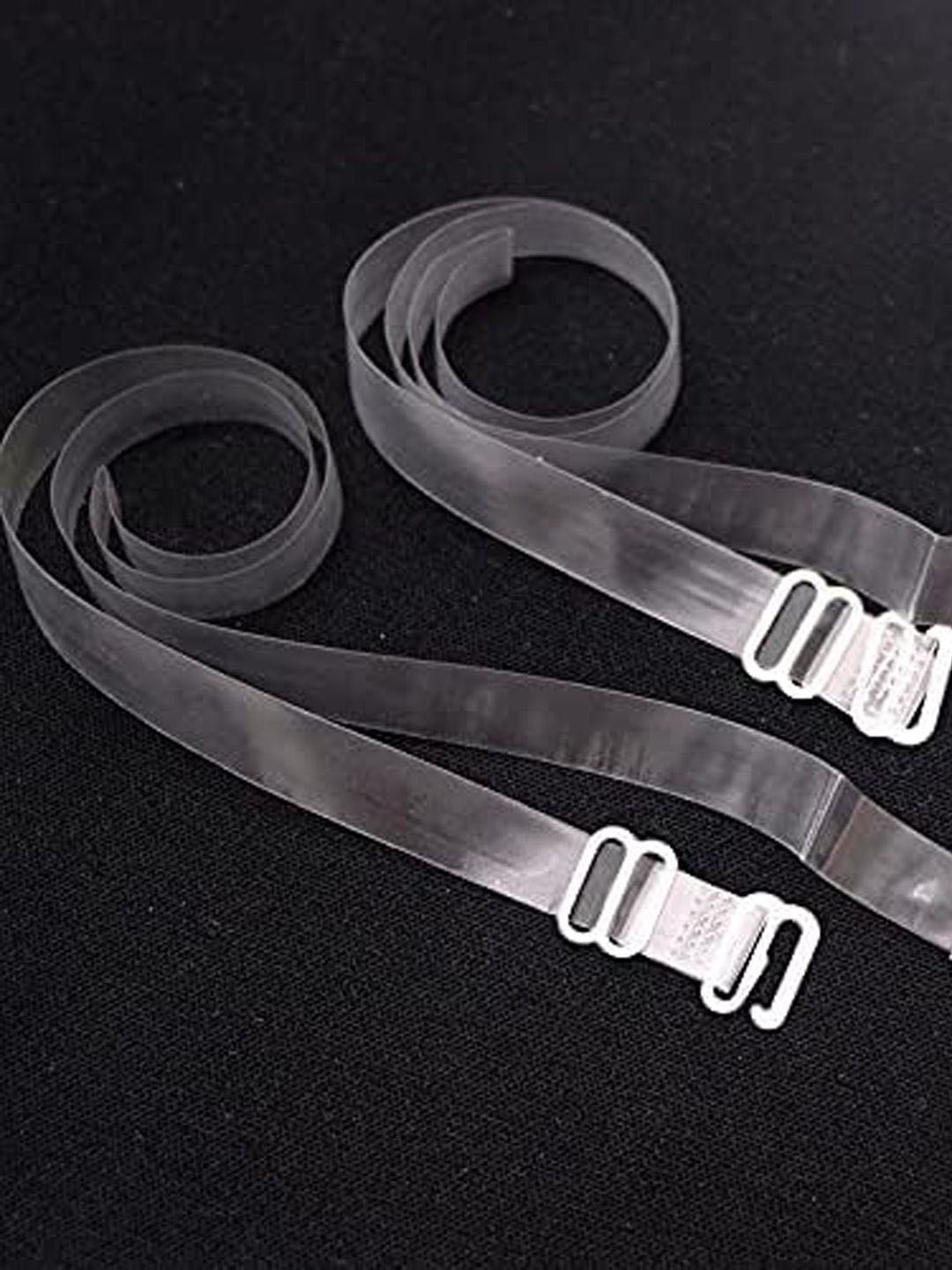 

KRENOZ Set of 2 All Day Comfort Bra Straps & Extenders Lingerie accessories, Transparent