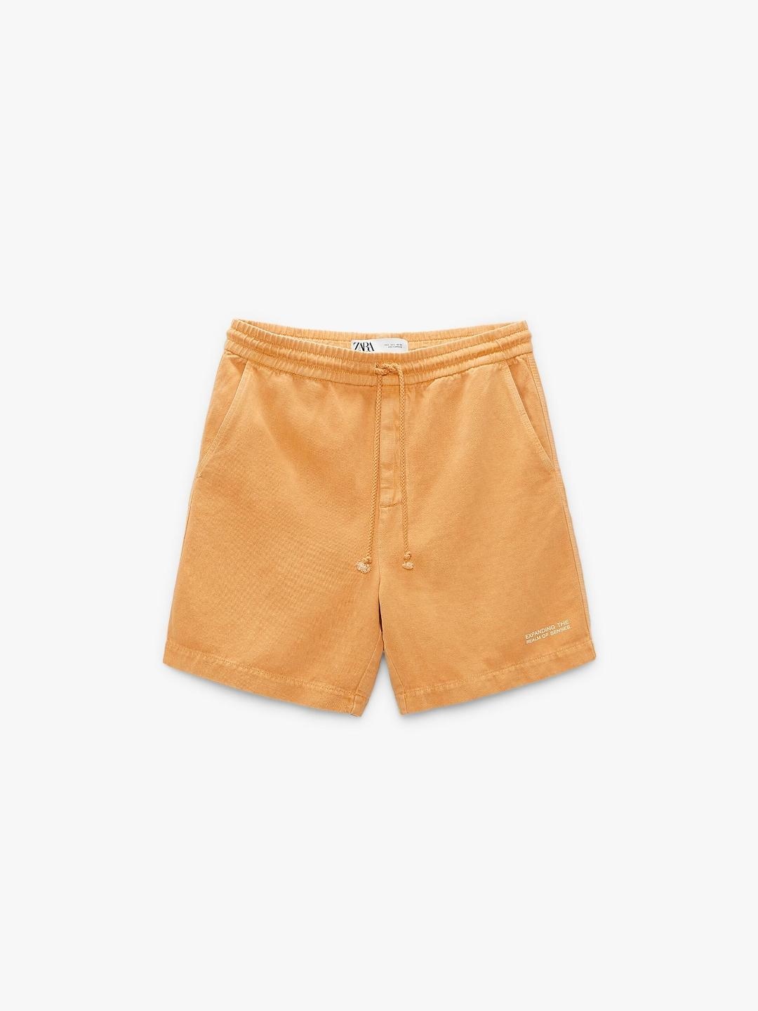 

ZARA Men Orange Shorts