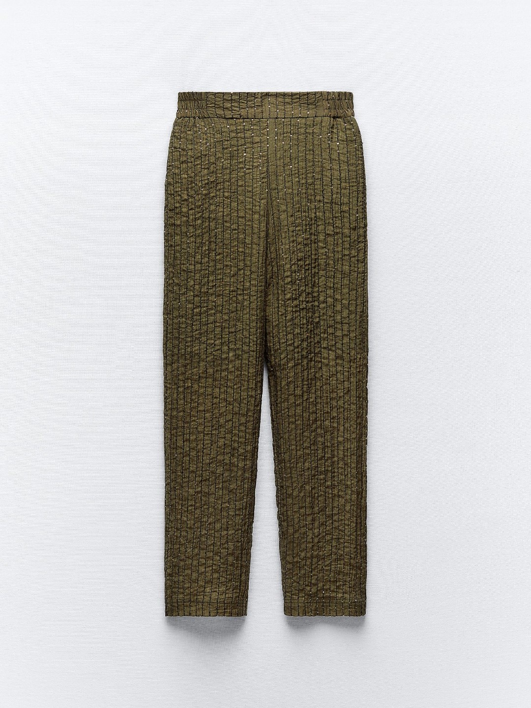 

ZARA Women Khaki Trousers