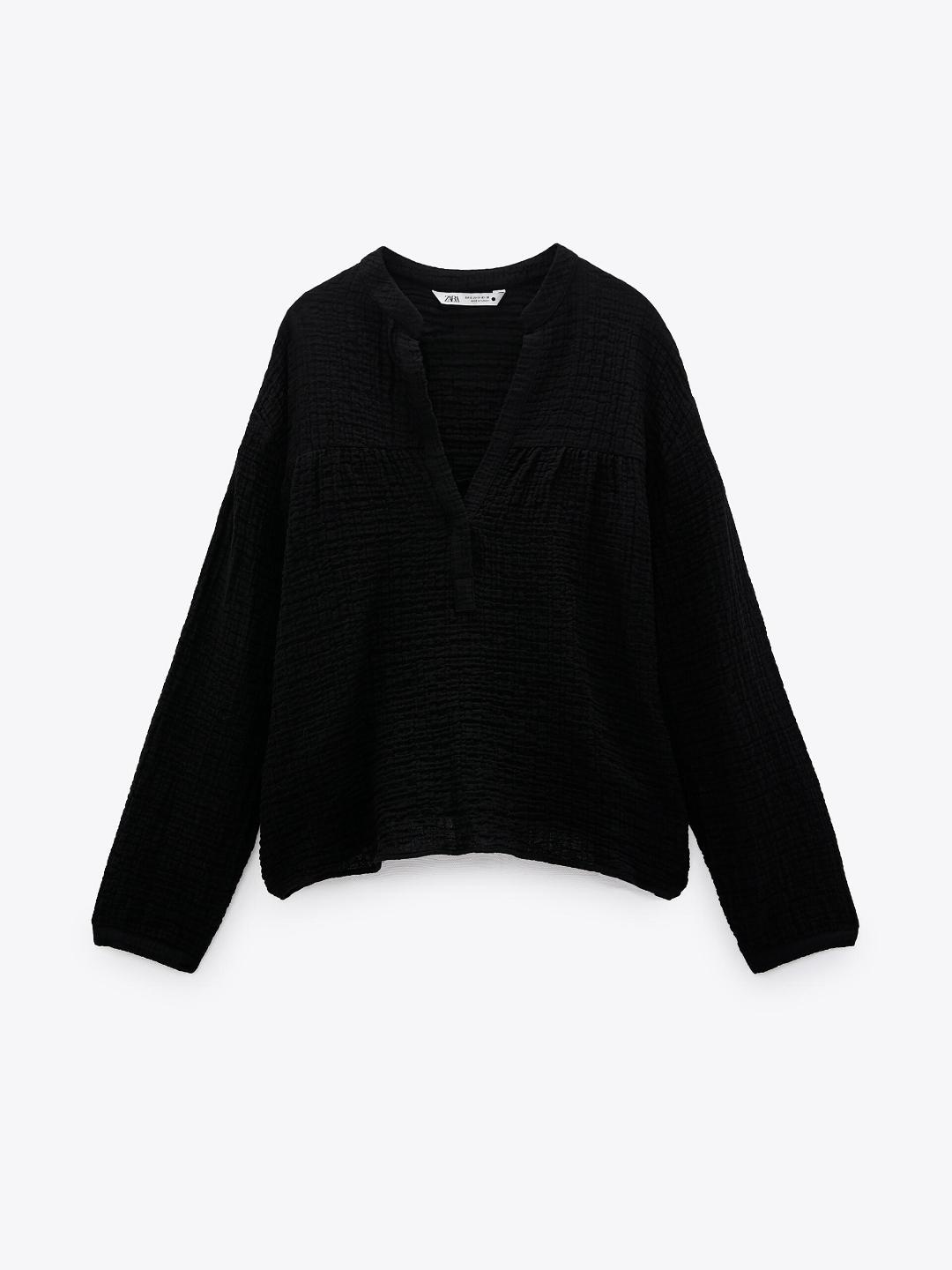 

ZARA Women Black Tops