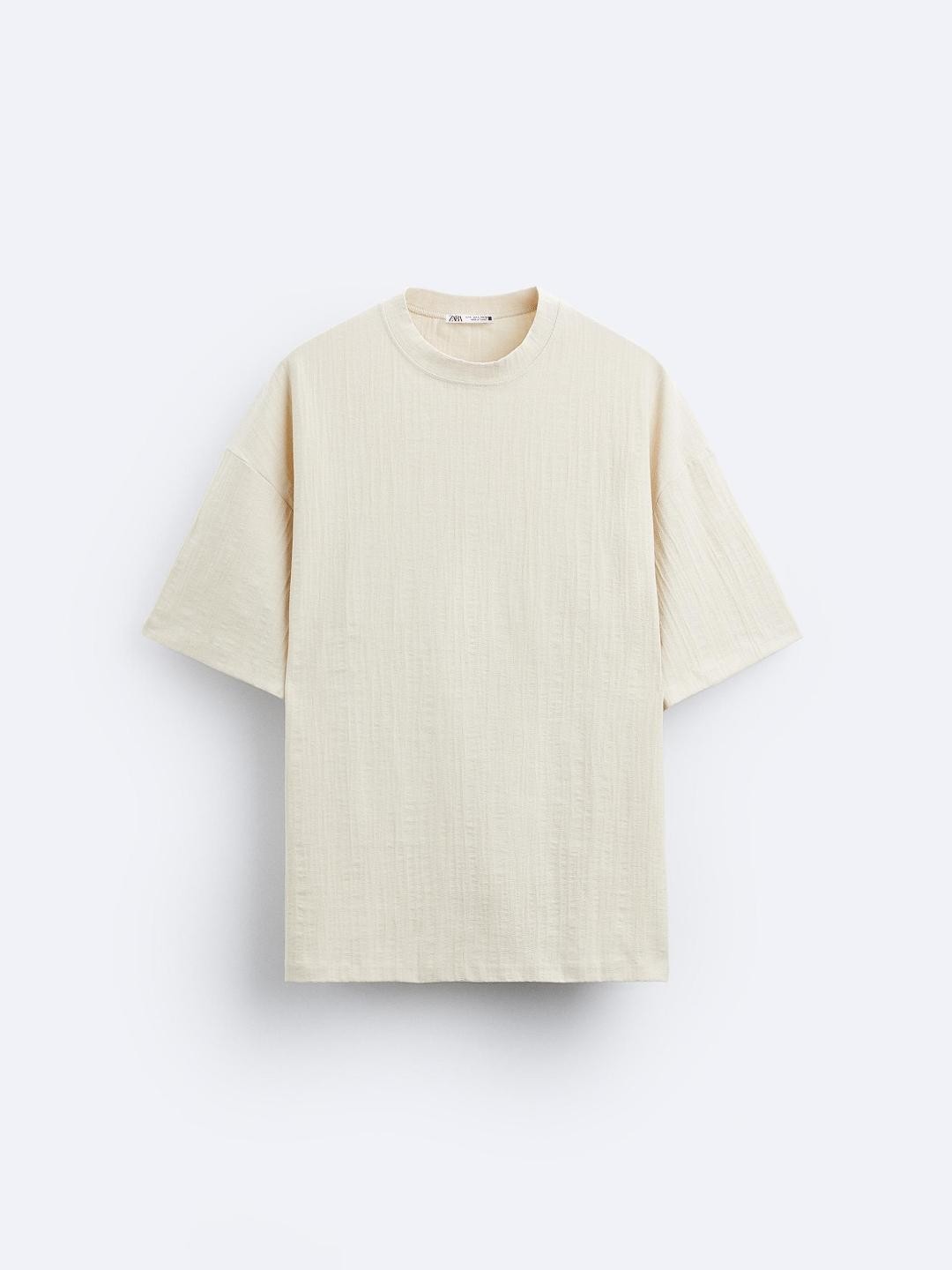

ZARA Men Brown T-shirt