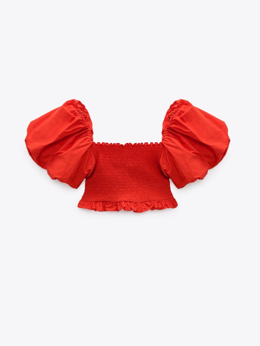 

ZARA Women Red Tops