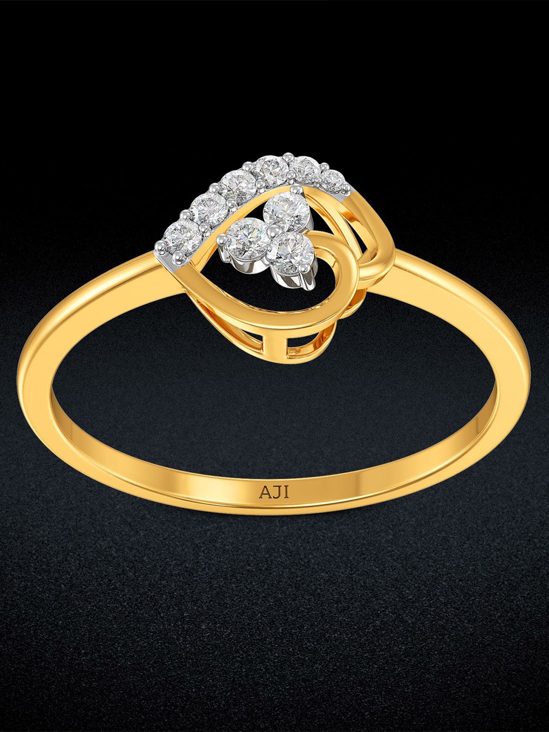

Joyalukkas Women 18KT Finger Ring Diamond 1.26gm, Gold