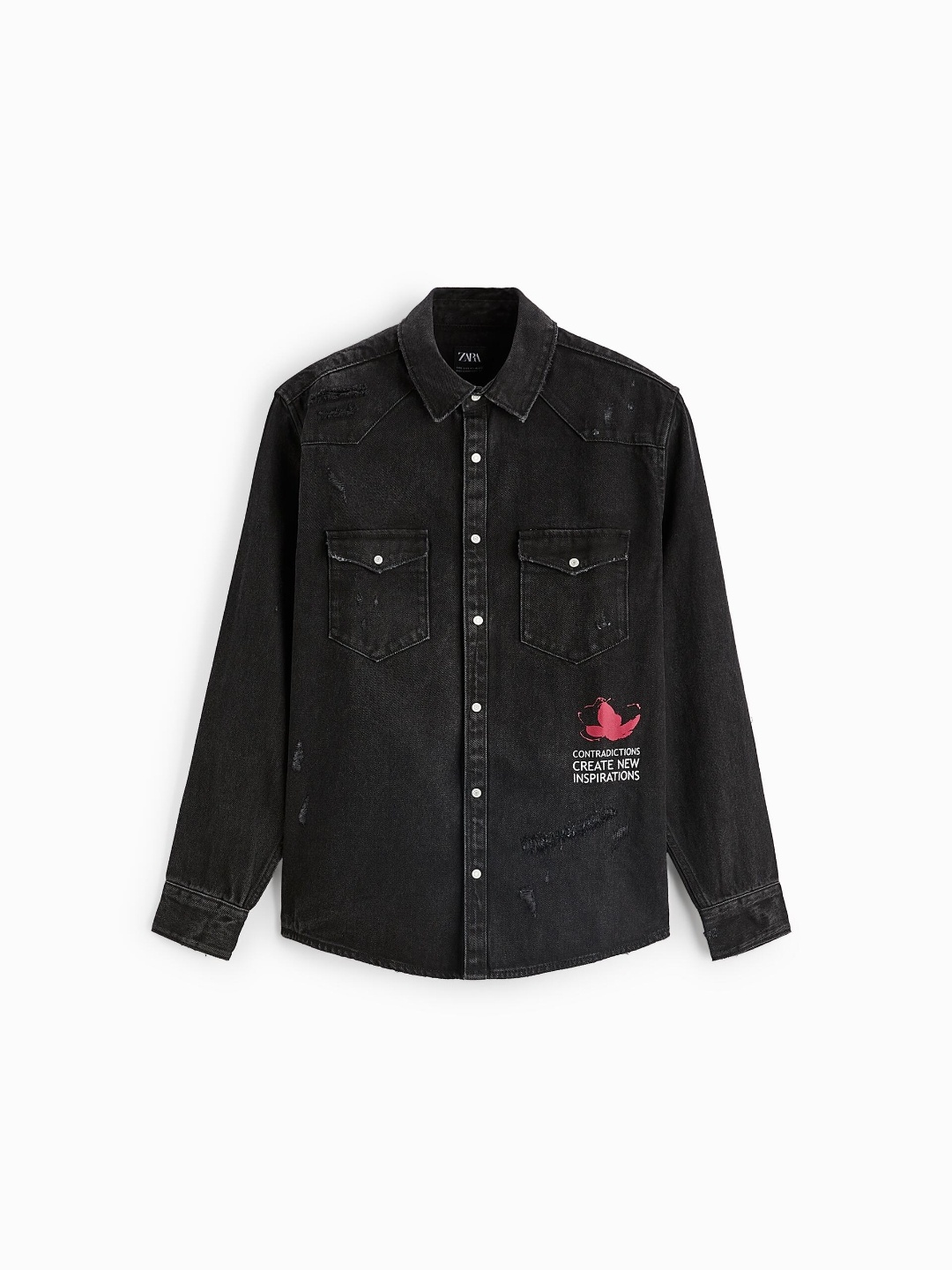 

ZARA Men Black Shirts