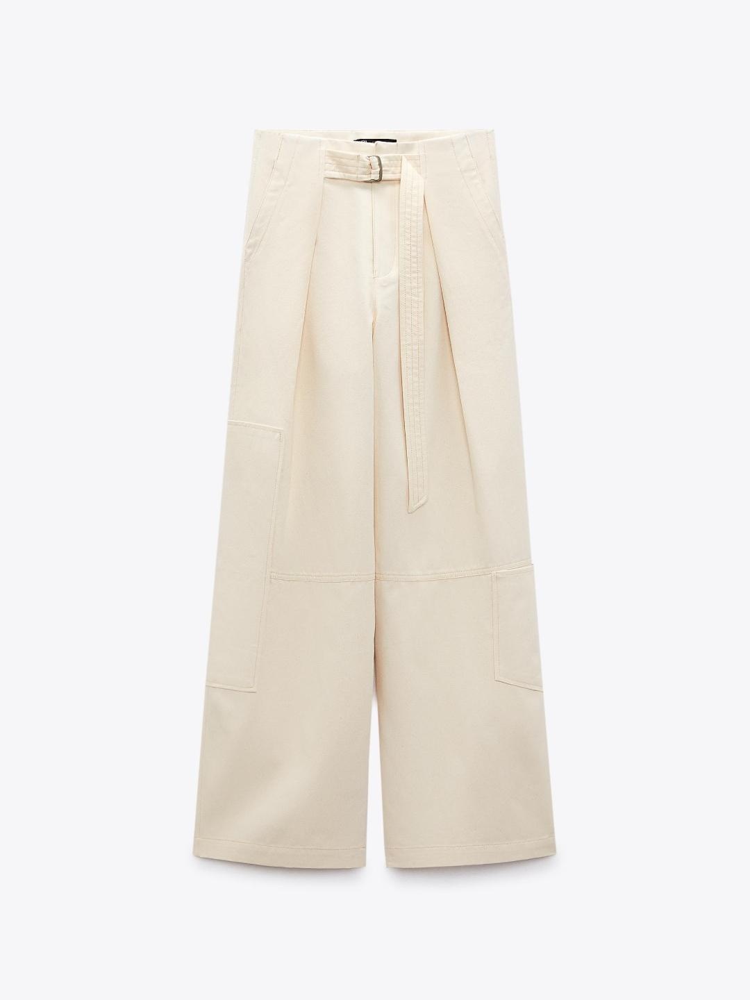 

ZARA Women Beige Trousers