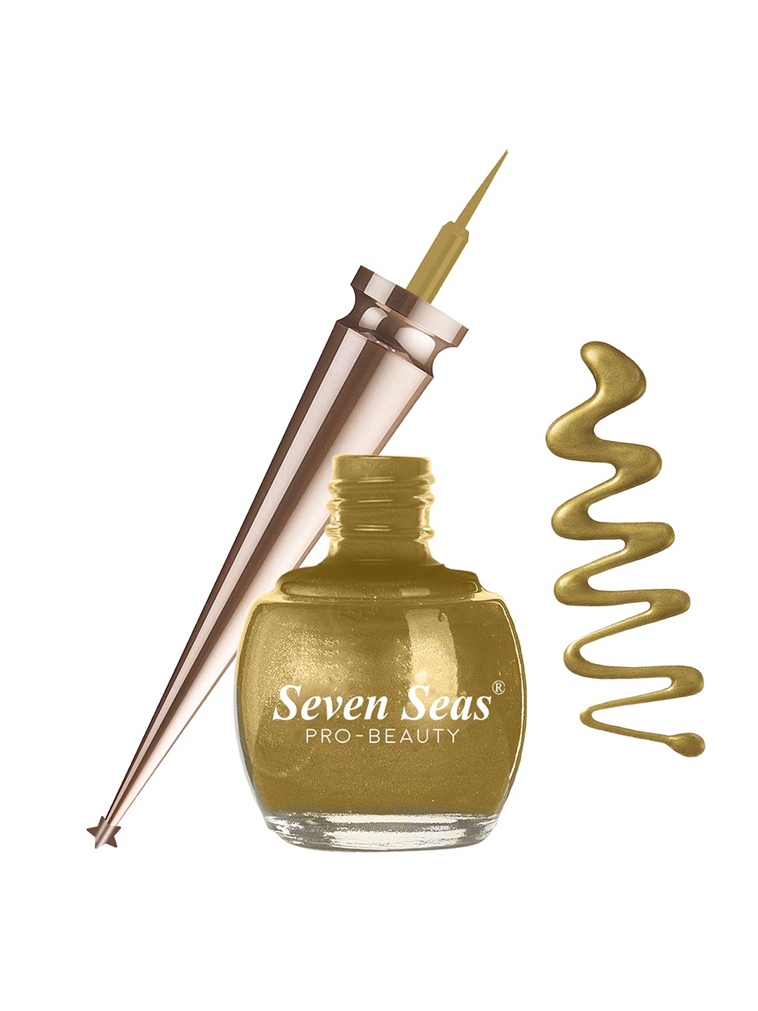 

Seven Seas Long Lasting Liquid Colored Eyeliner 5ml- Golden 05, Gold