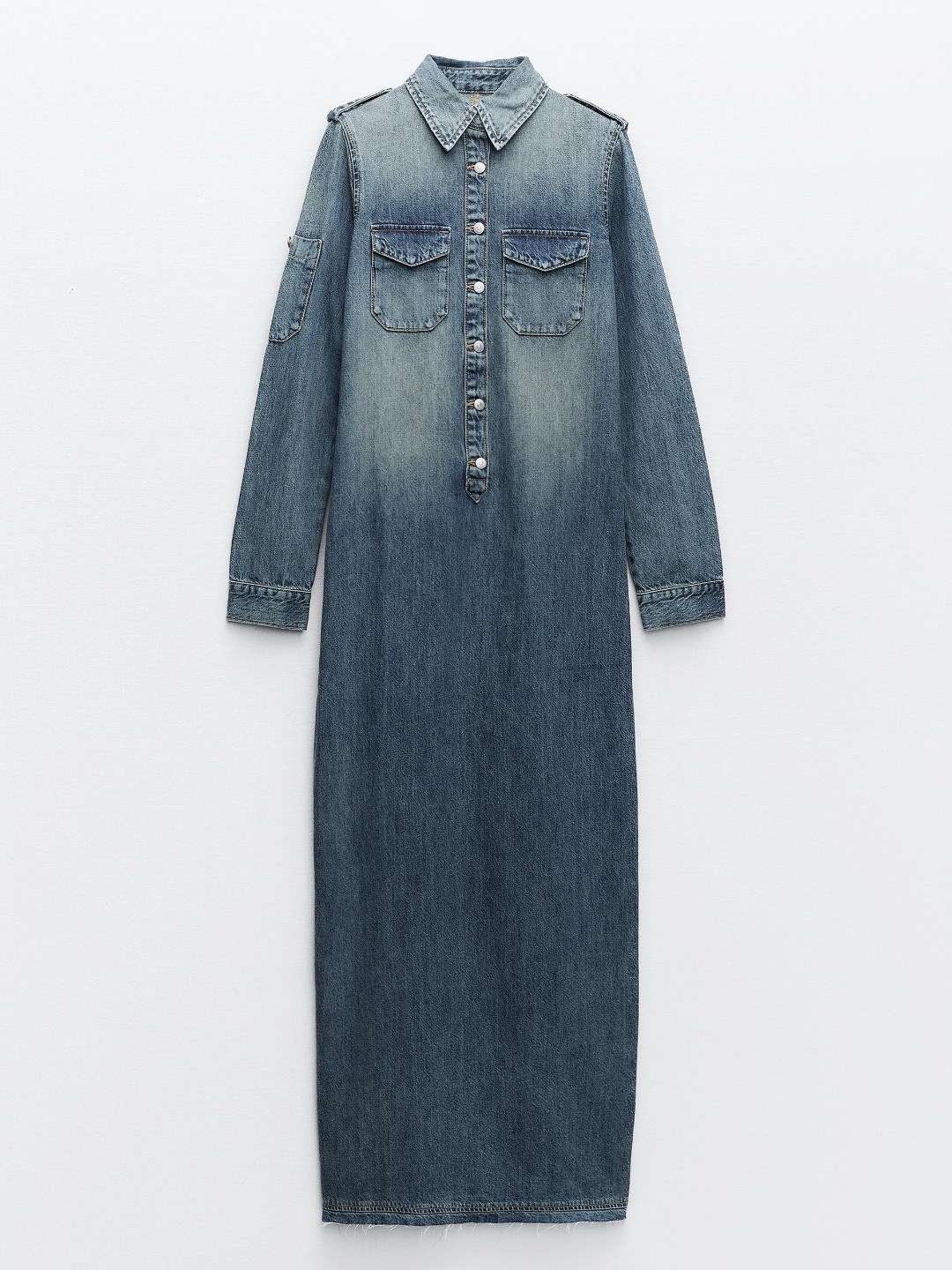 

ZARA Women Blue Dress