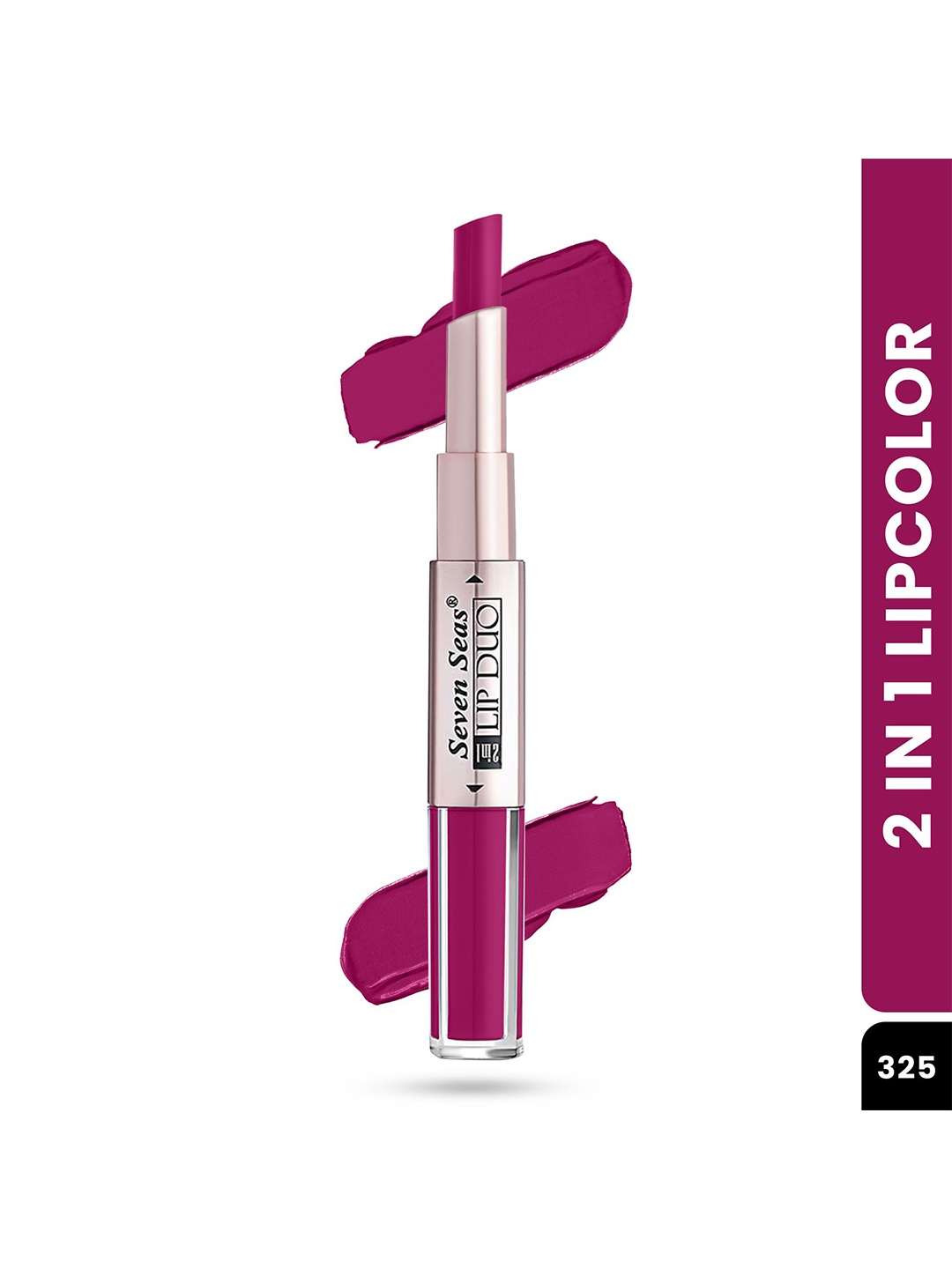 

Seven Seas Lip Duo 2 In 1 Lipstick- 7g- 325, Na