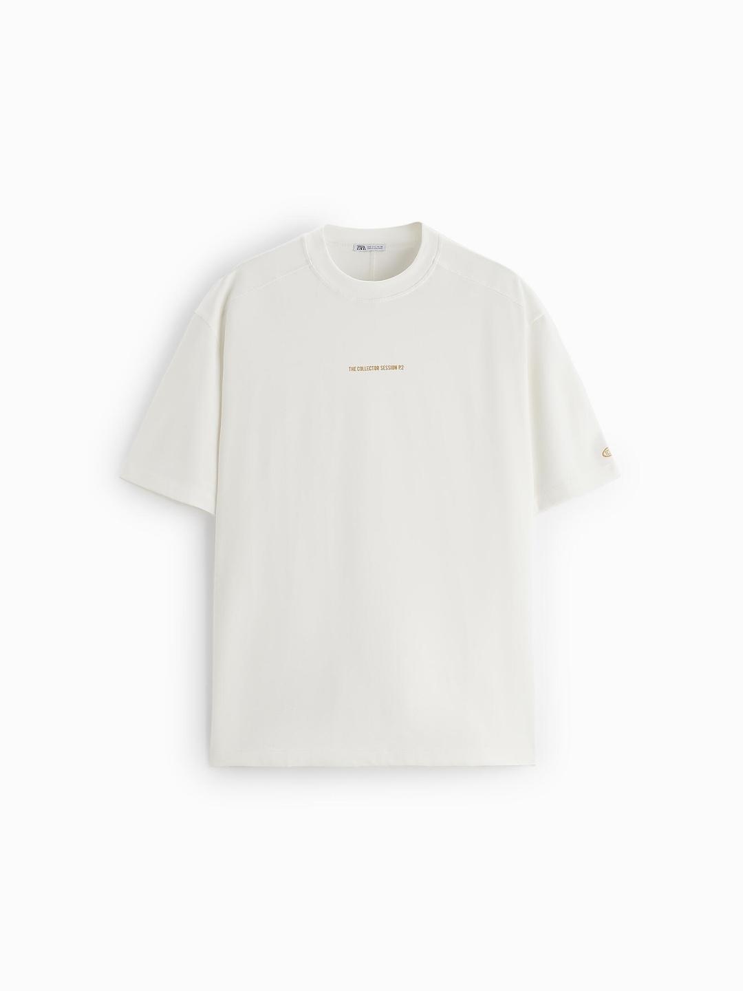 

ZARA Men White T-shirt