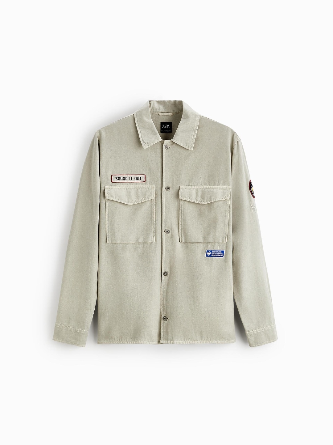 

ZARA Men Khaki Shirts