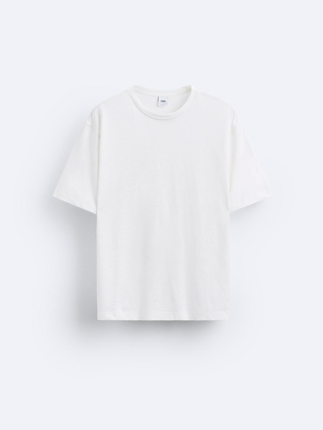 

ZARA Men Beige T-shirt
