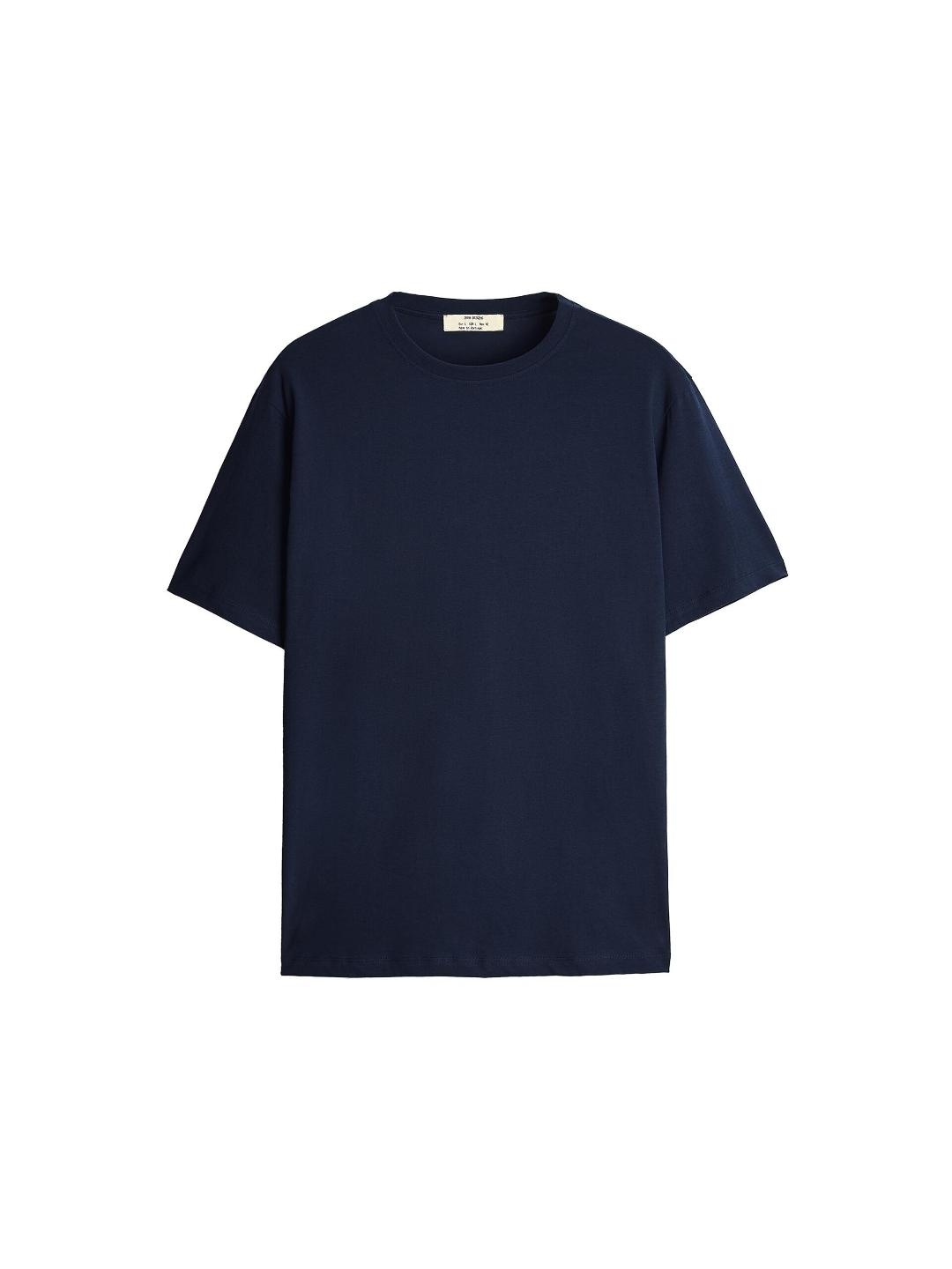 

ZARA Men Navy Blue T-shirt