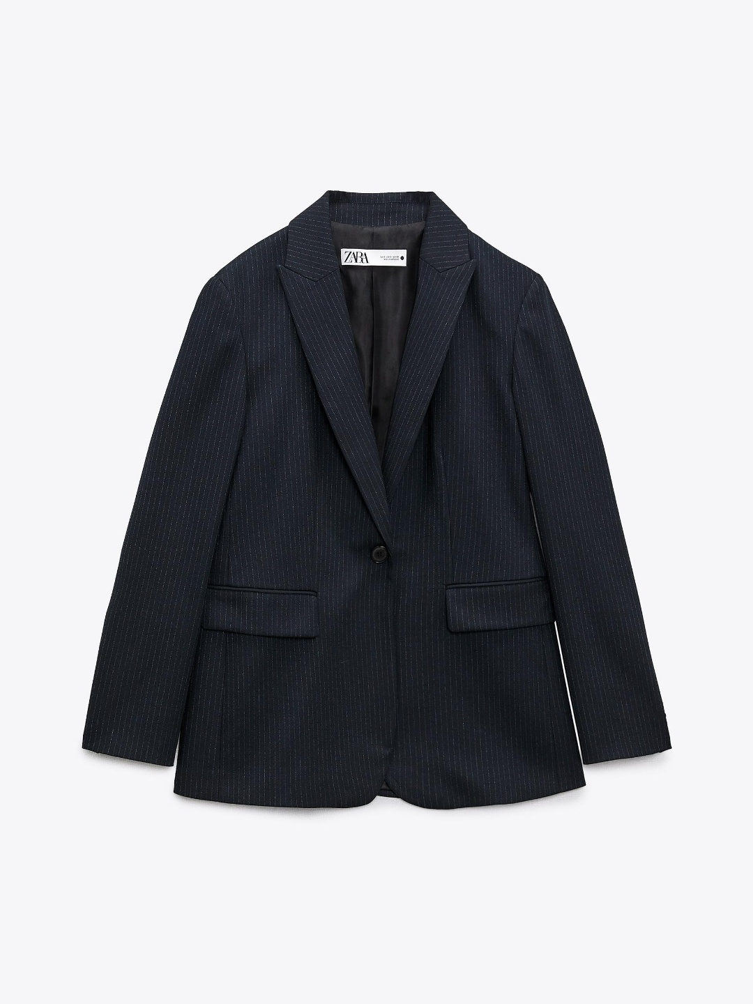 

ZARA Women Navy Blue Blazers