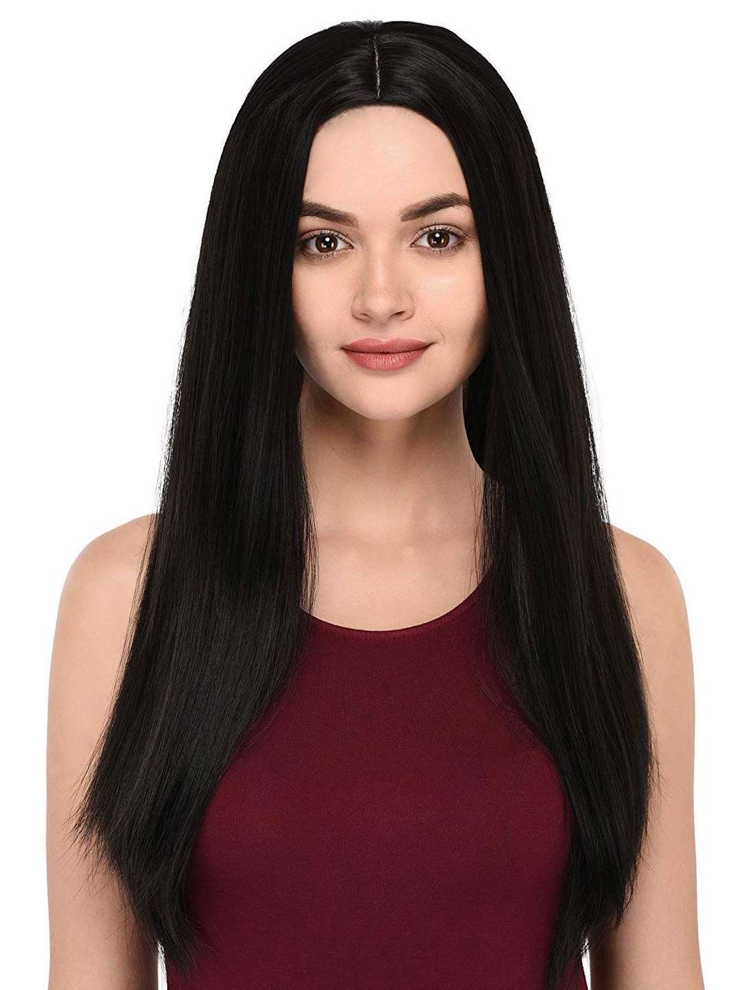 

D-Divine Halo Toupee Straight Hair Extension - Black