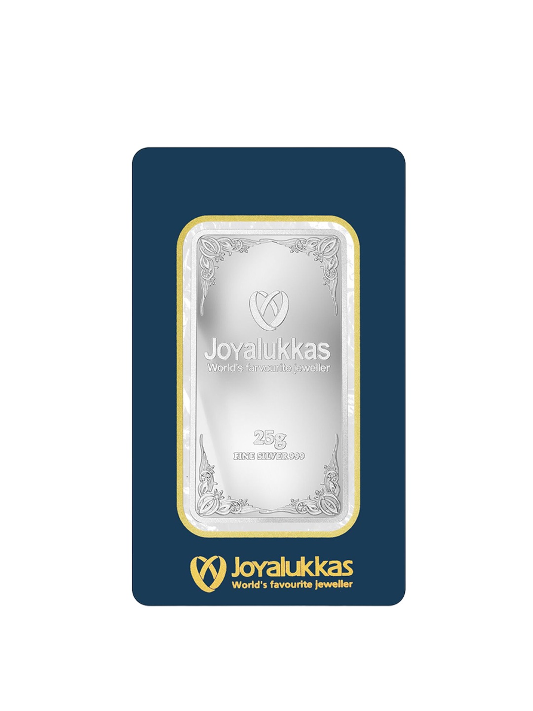 

Joyalukkas 999 Purity Blister Packed Silver Bar-25gm