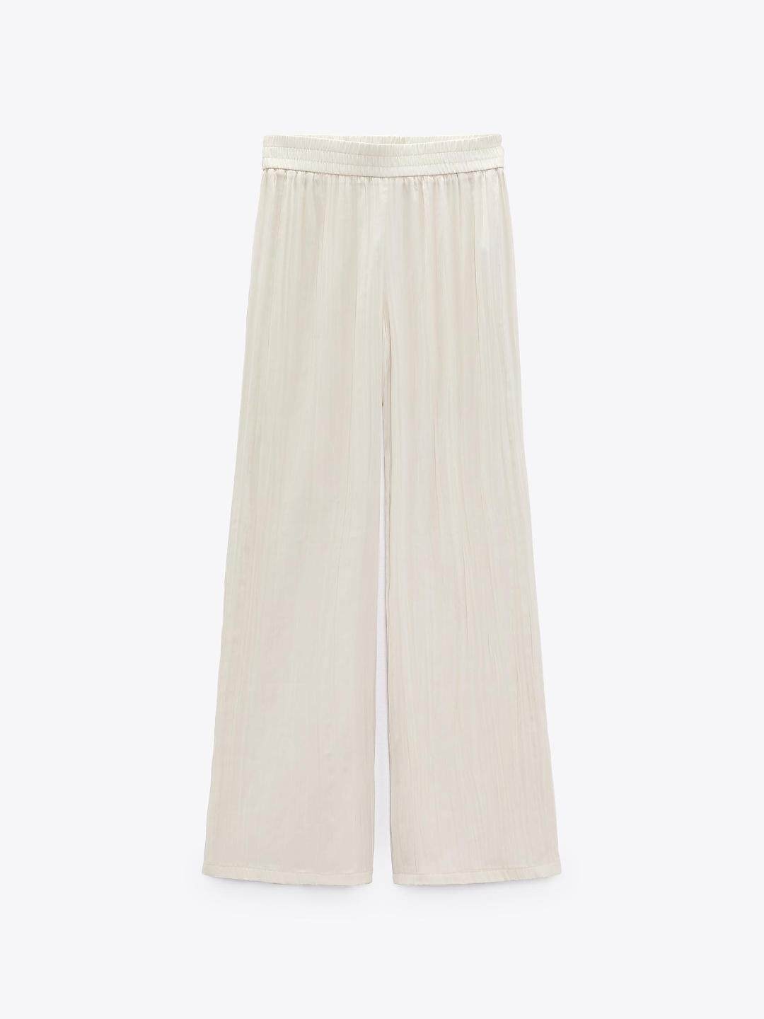 

ZARA Women Beige Palazzos