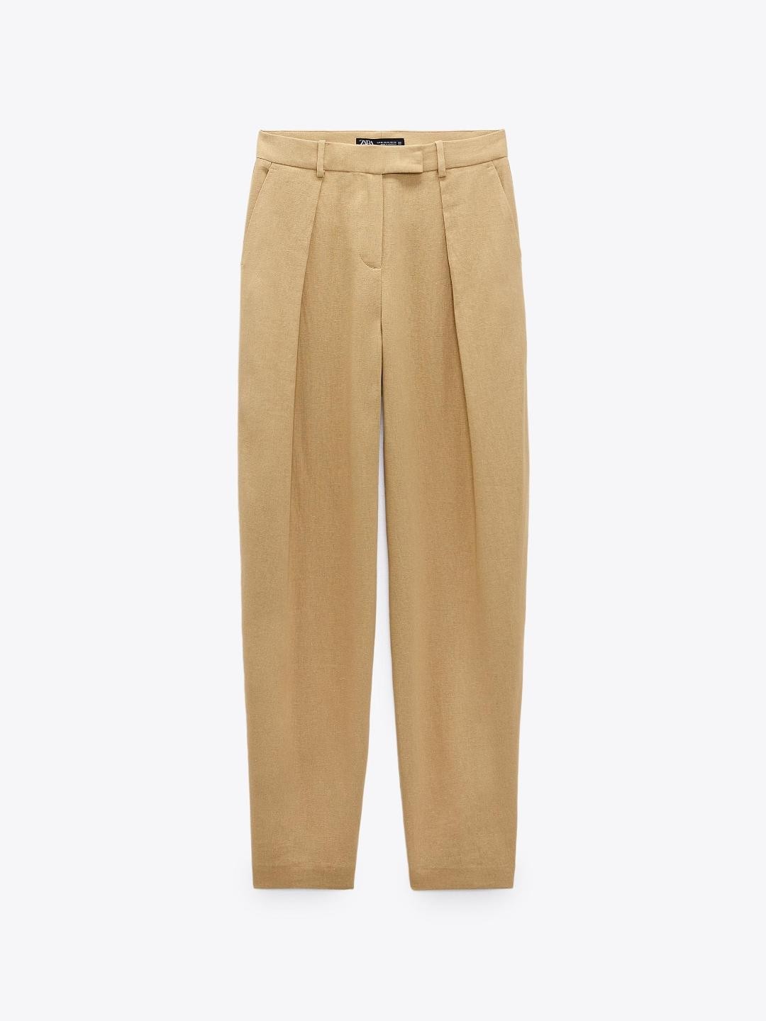 

ZARA Women Brown Trousers