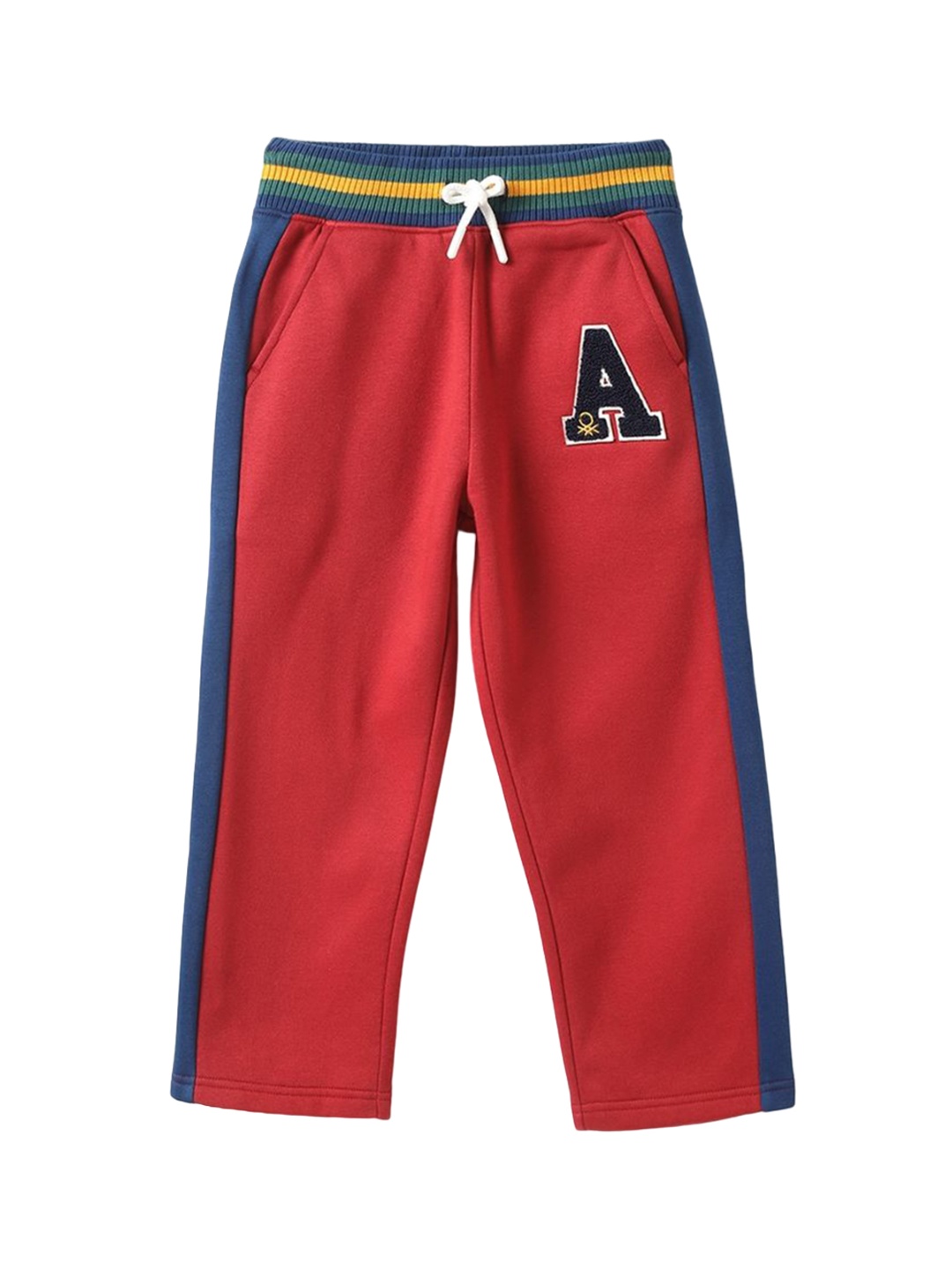

United Colors of Benetton Boy Mid Rise Track Pants, Red
