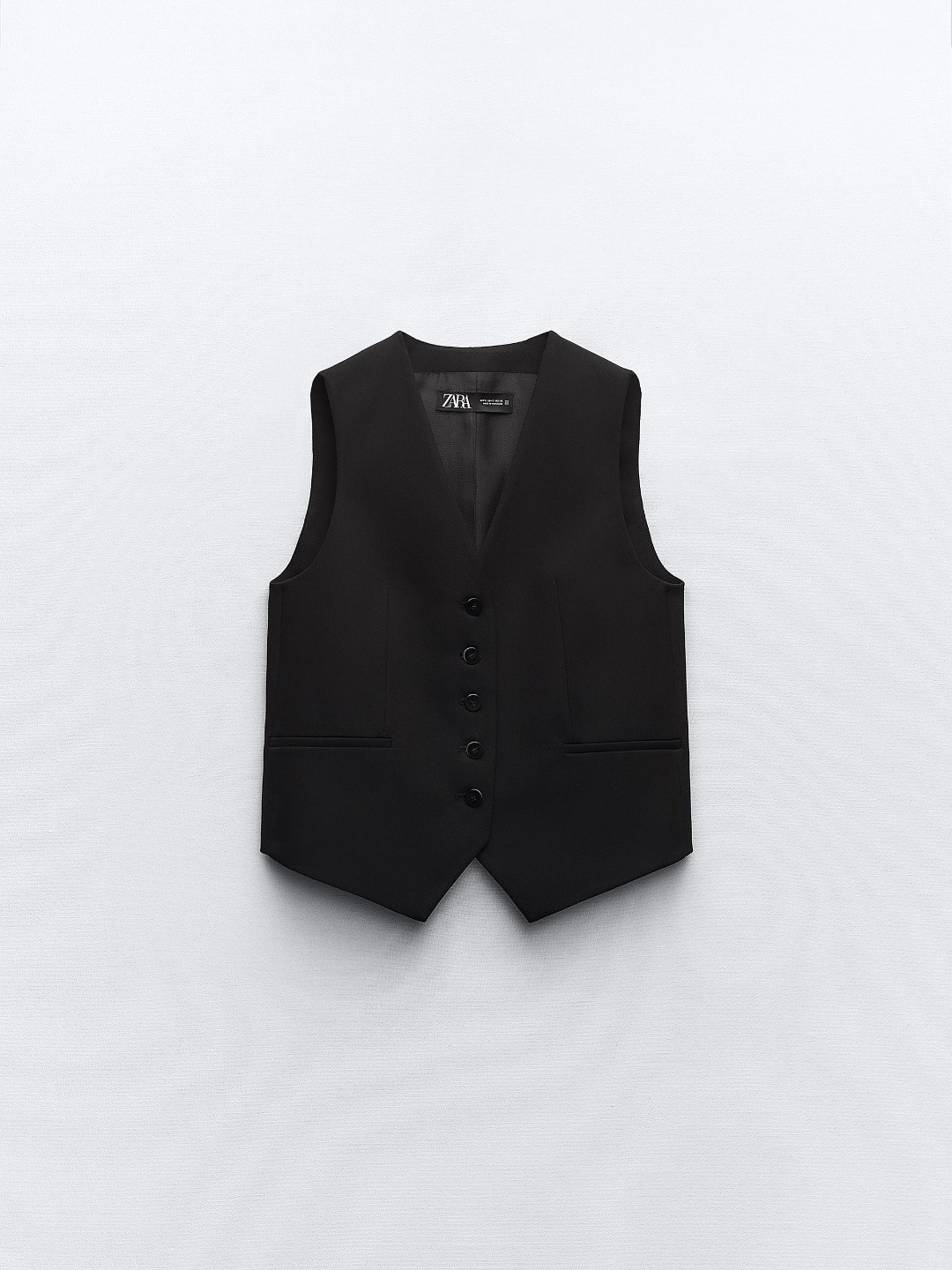 

ZARA Women Black Waistcoat