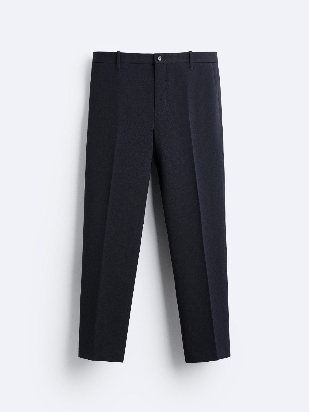 

ZARA Men Navy Blue Trousers