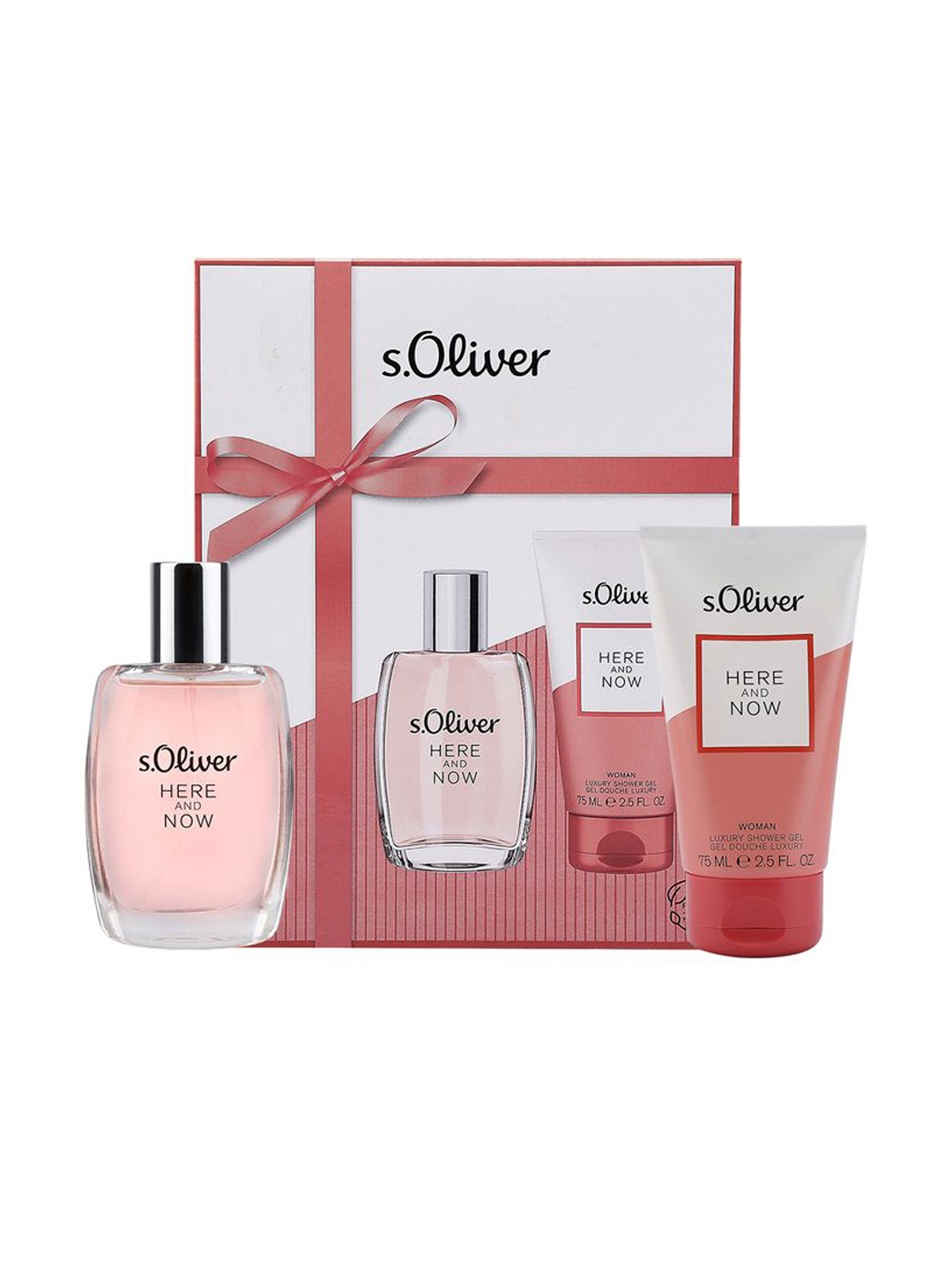 

s.Oliver Here & Now Set Of 2 Eau De Toilette 30ml & Shower Gel 75ml, Transparent