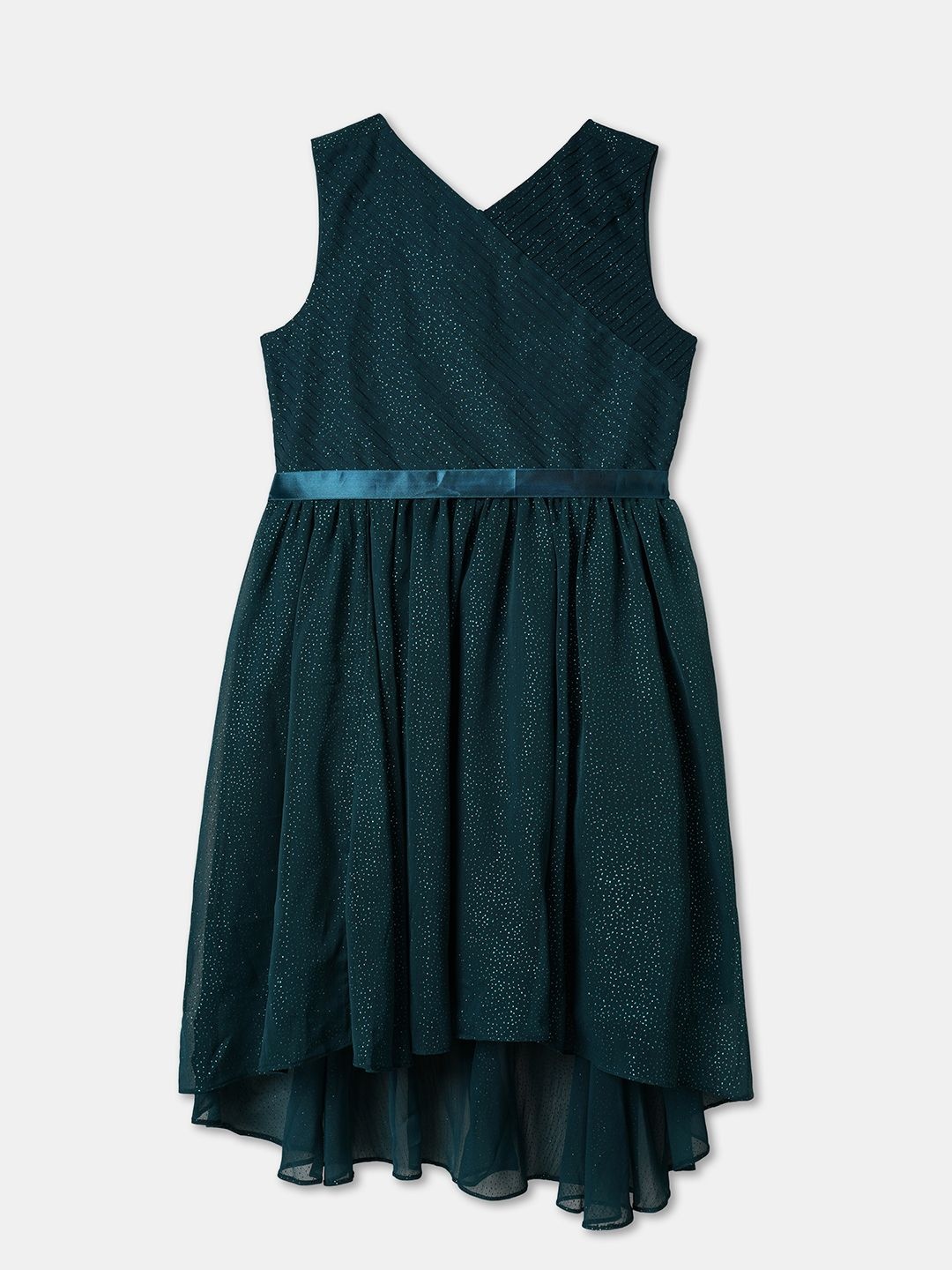 

R&B A-Line Dress, Green