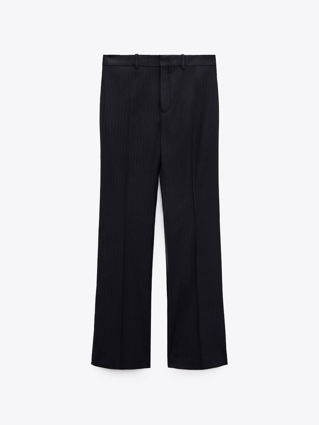 

ZARA Women Navy Blue Trousers