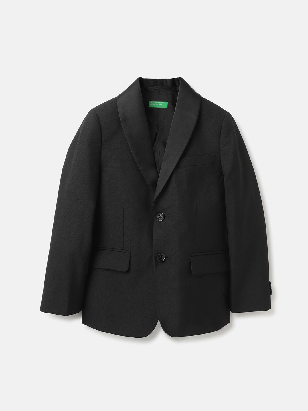 

United Colors of Benetton Infant Boys Single-Breasted Blazers, Black
