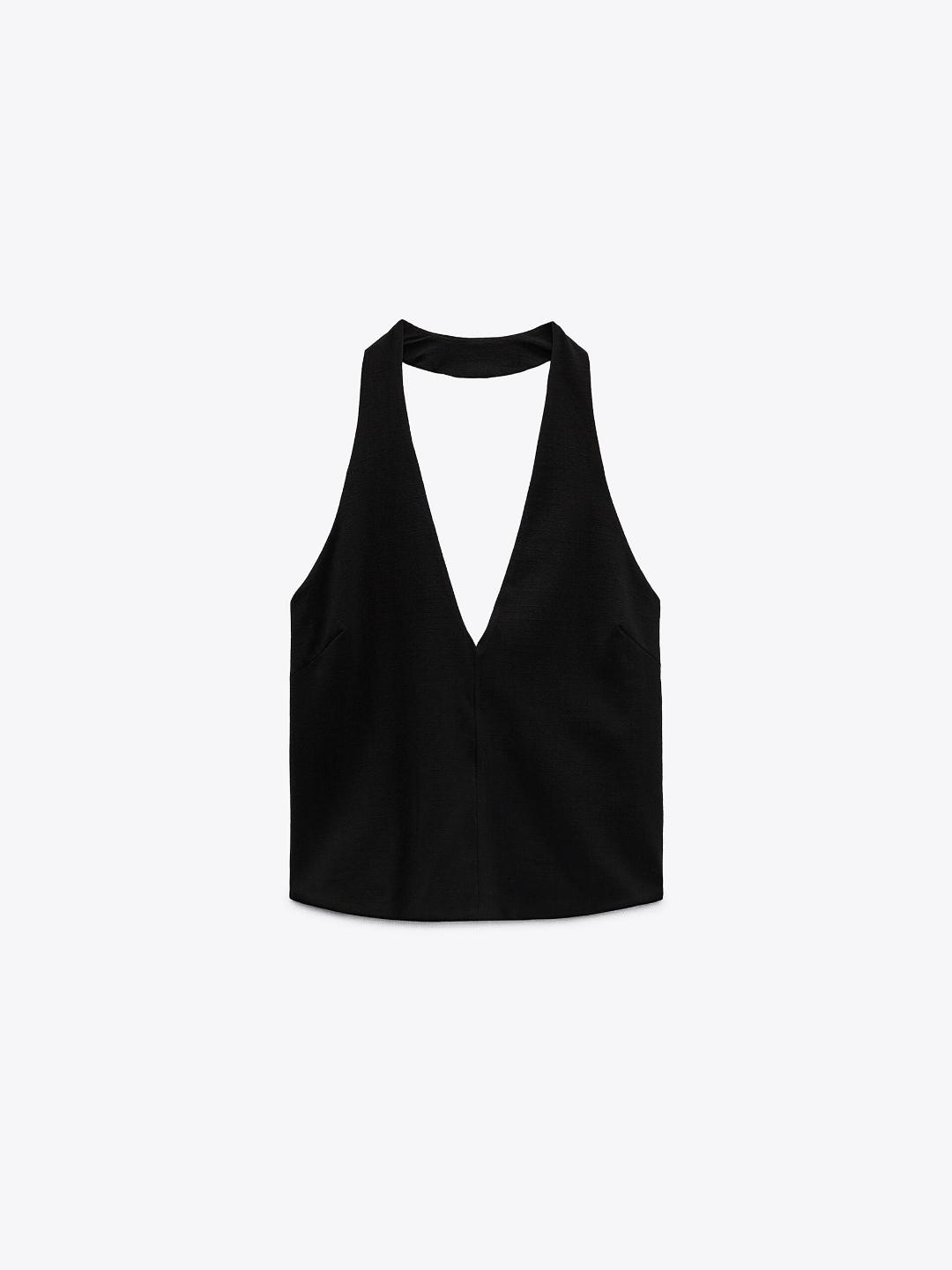 

ZARA Women Black Tops