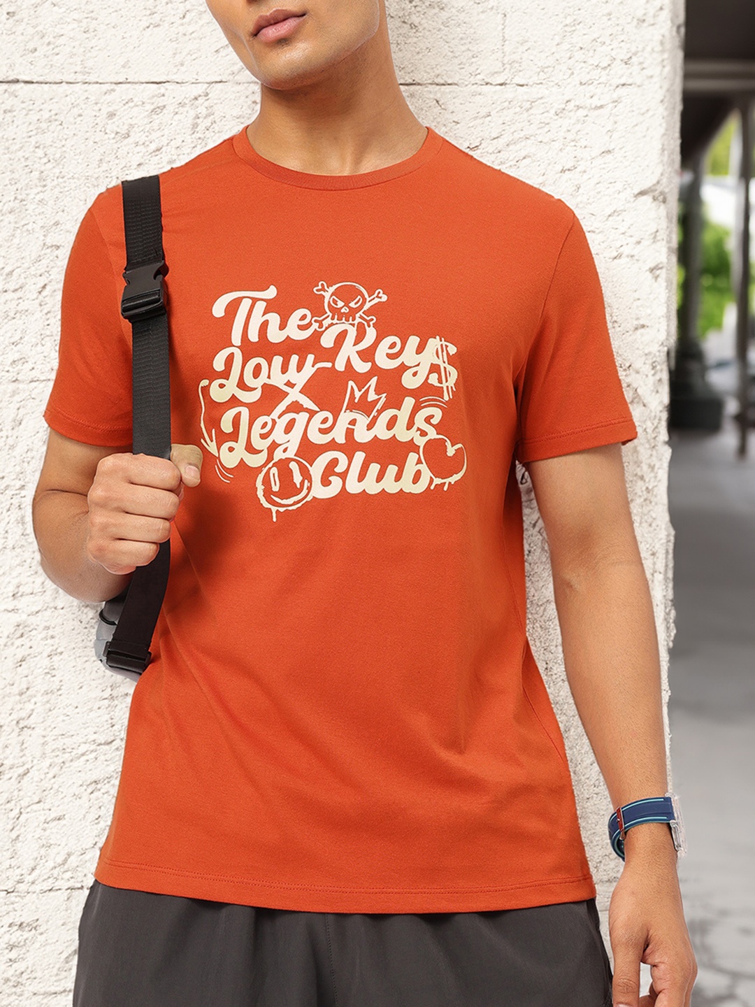 

Kook N Keech Vibe Check Typography Print T-shirt, Orange