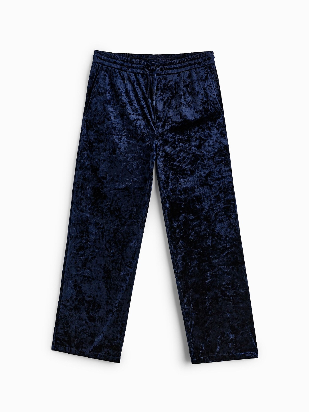 

ZARA Men Navy Blue Trousers