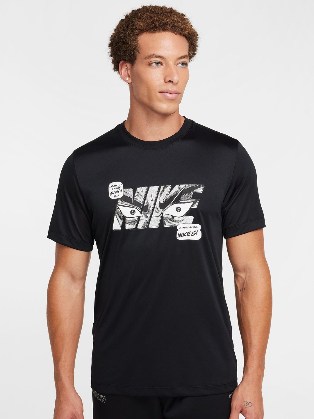 

Nike Dri-FIT Men Fitness T-Shirt, Black
