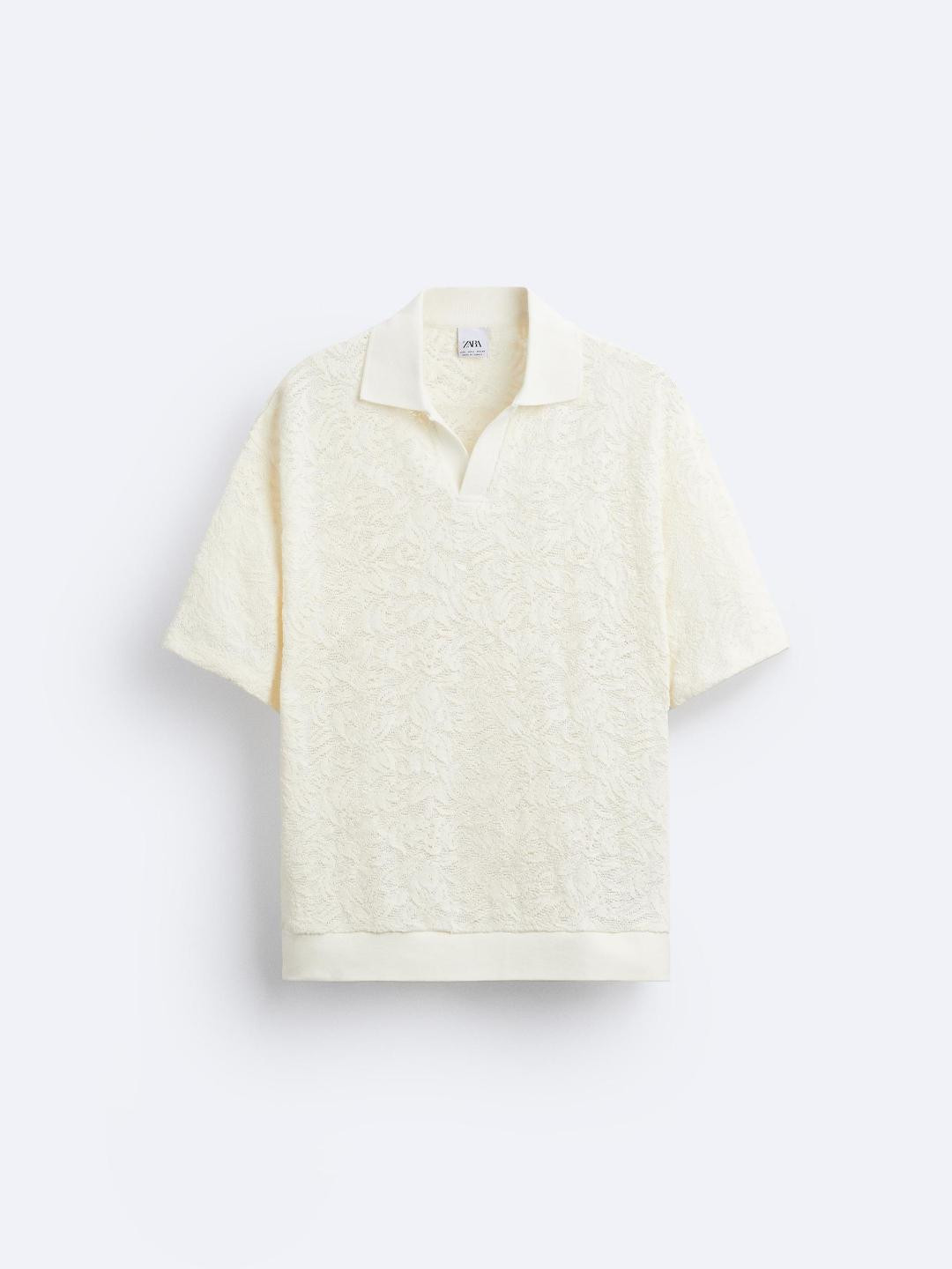 

ZARA Men White T-shirt