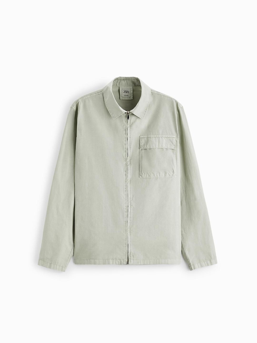

ZARA Men Green Shirts