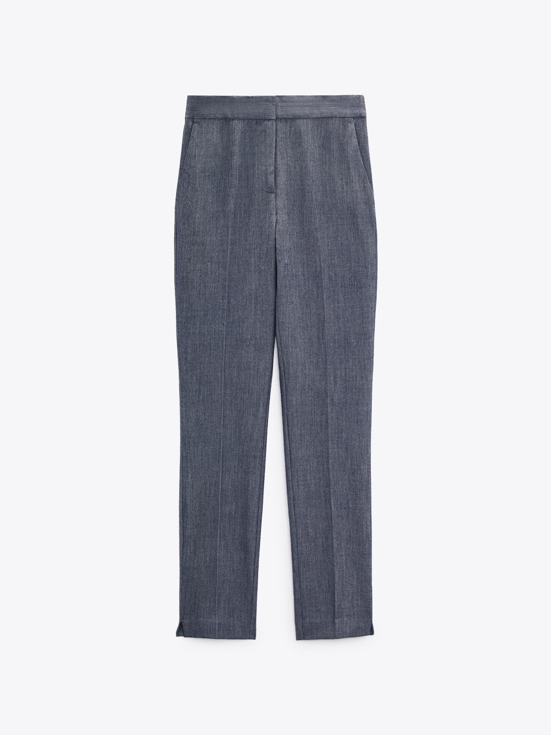 

ZARA Women Navy Blue Trousers