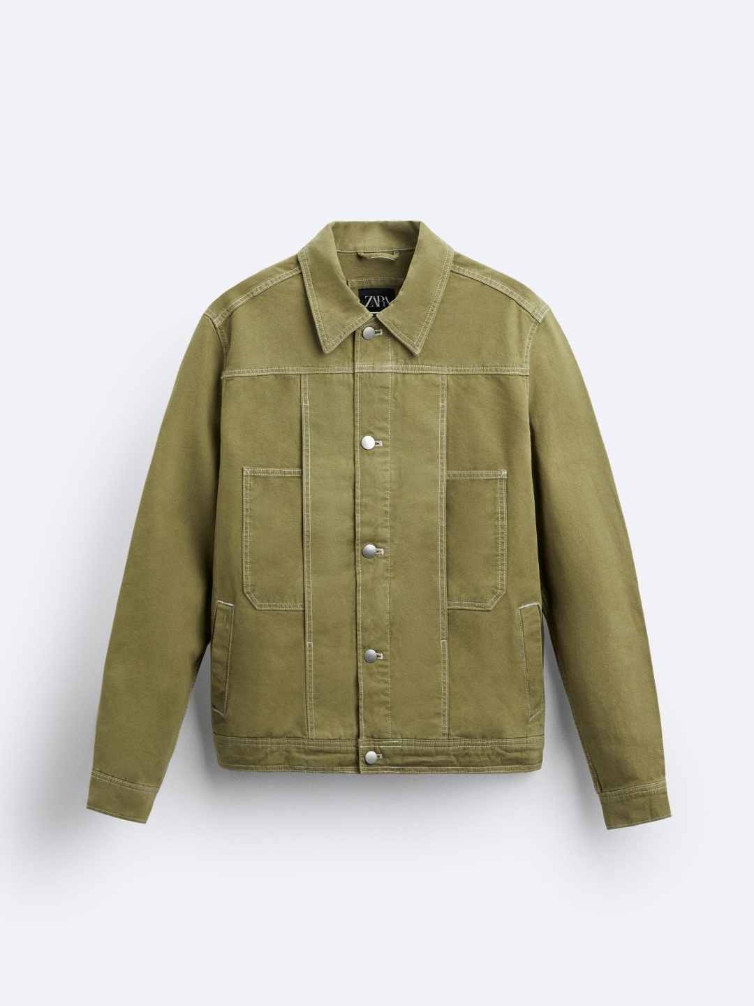 

ZARA Men Green Jackets