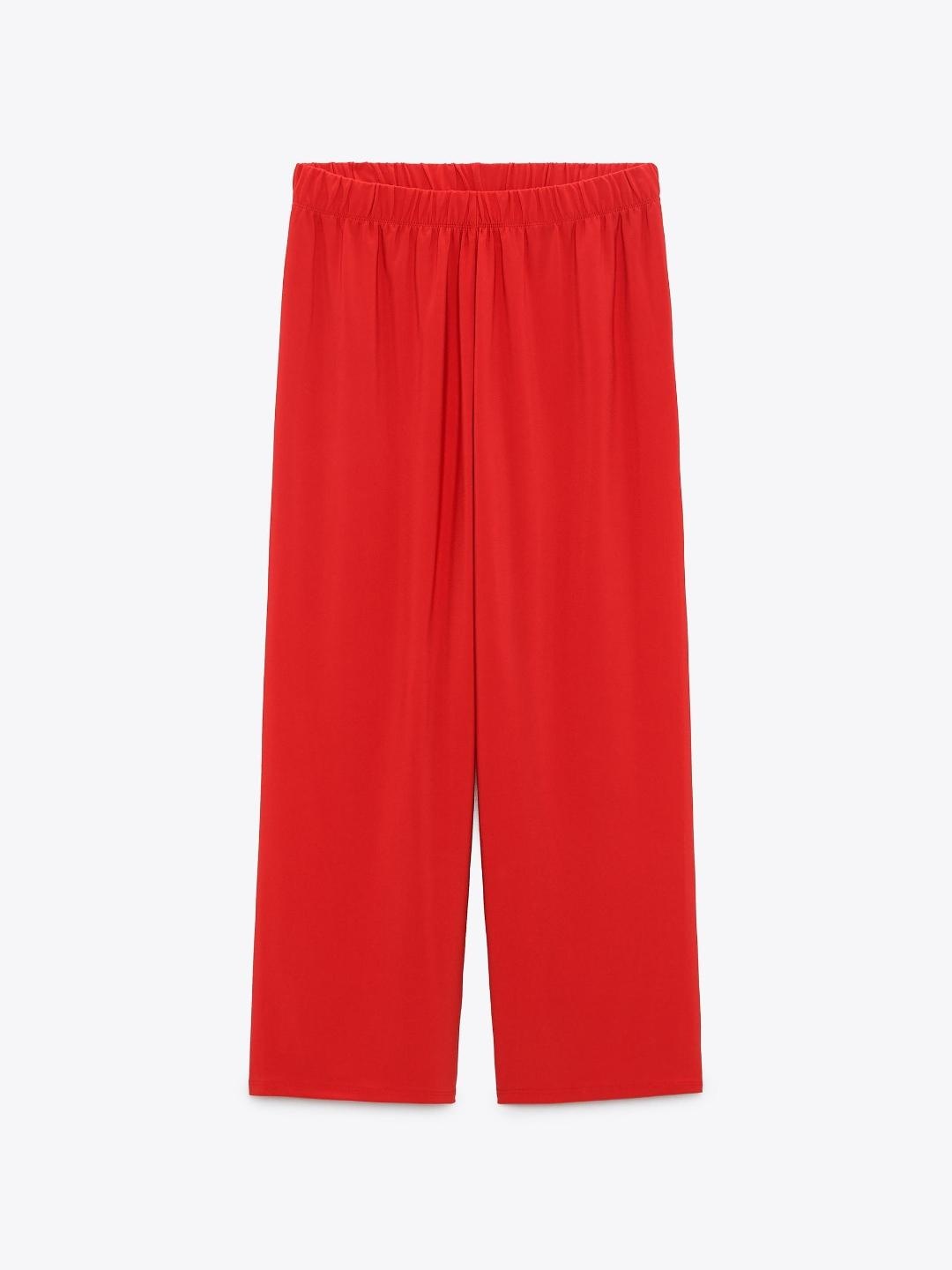 

ZARA Women Red Trousers