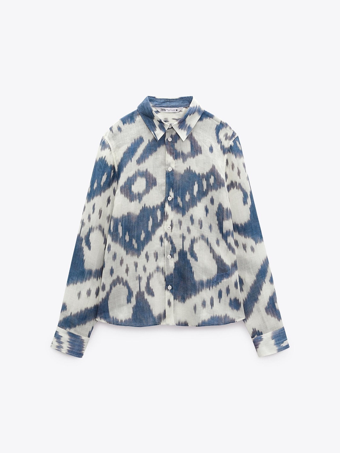 

ZARA Women Blue Shirts