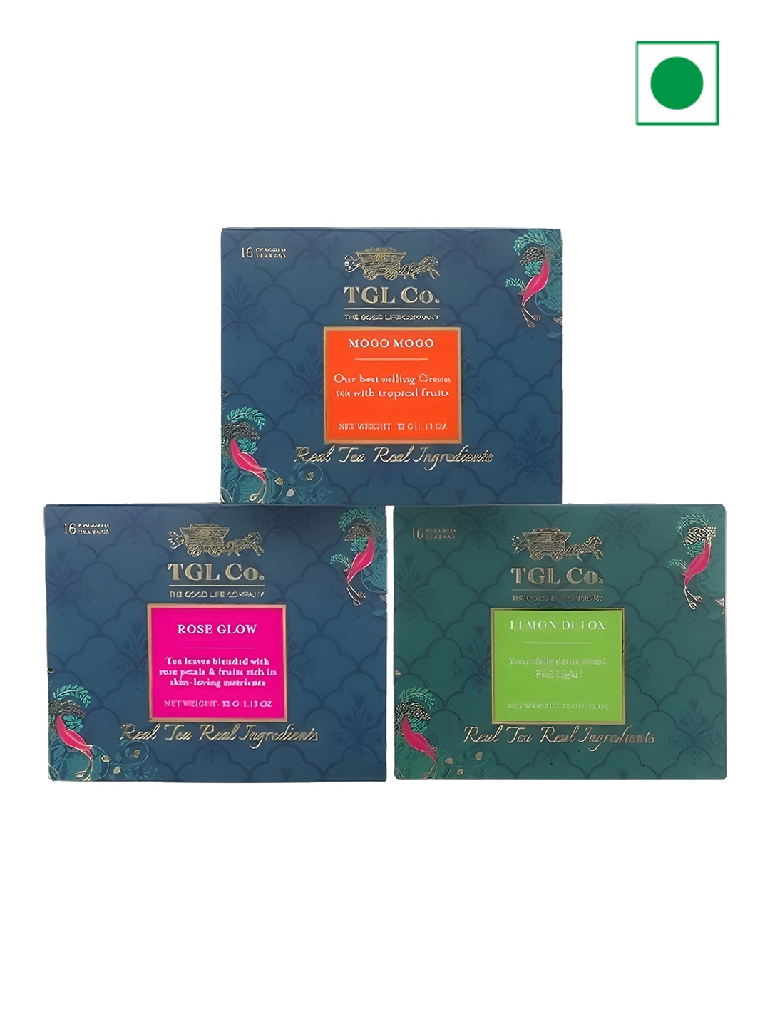 

TGL Co. Pack of 3 Best Seller Green Tea -16 Bags Each