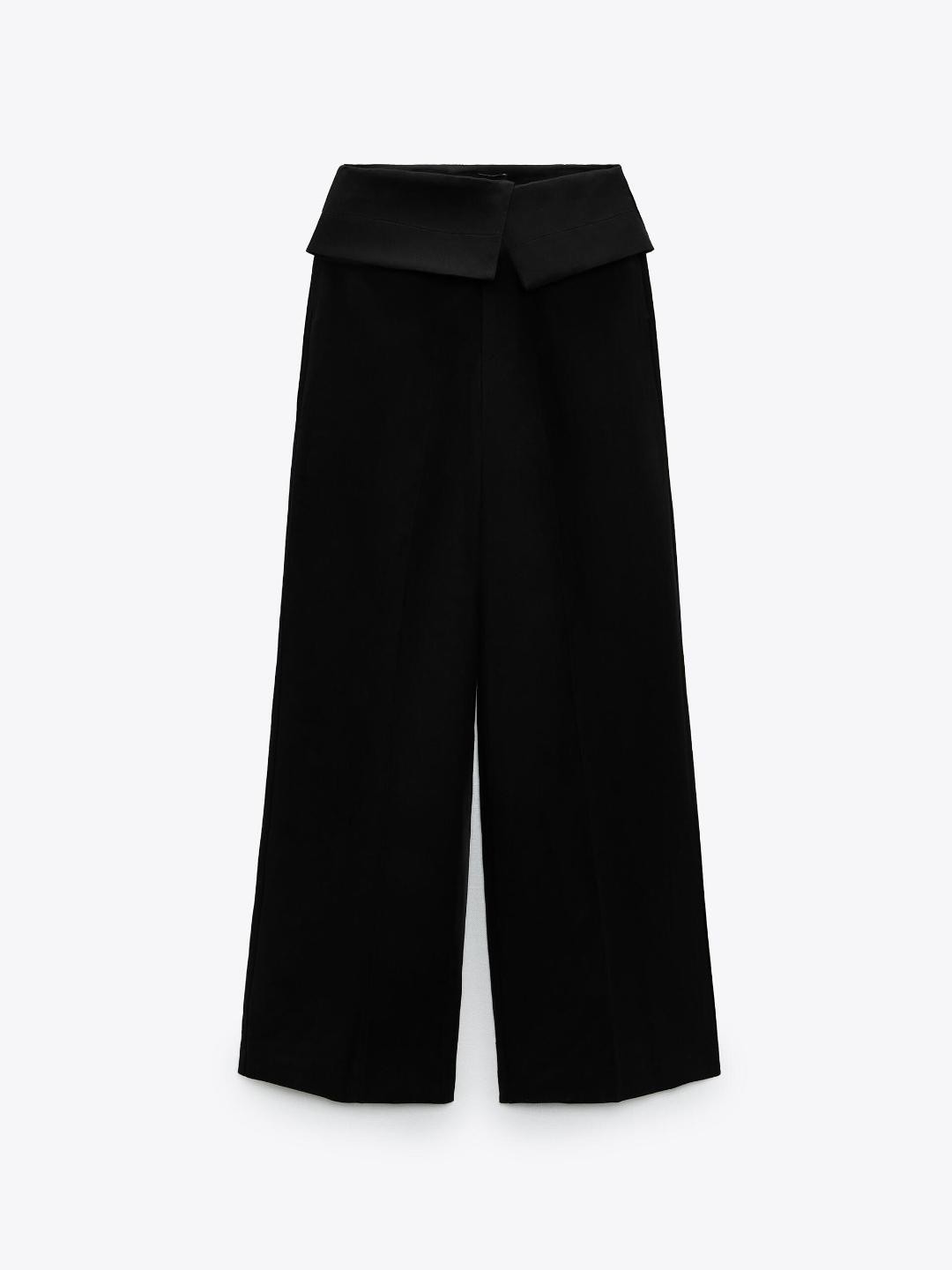 

ZARA Women Black Trousers