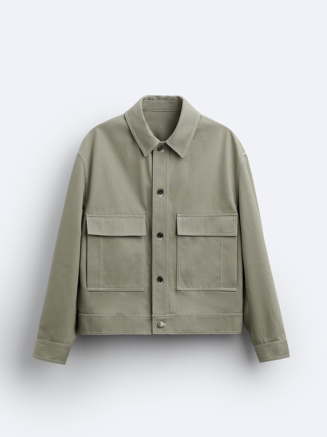 

ZARA Men Khaki Jackets
