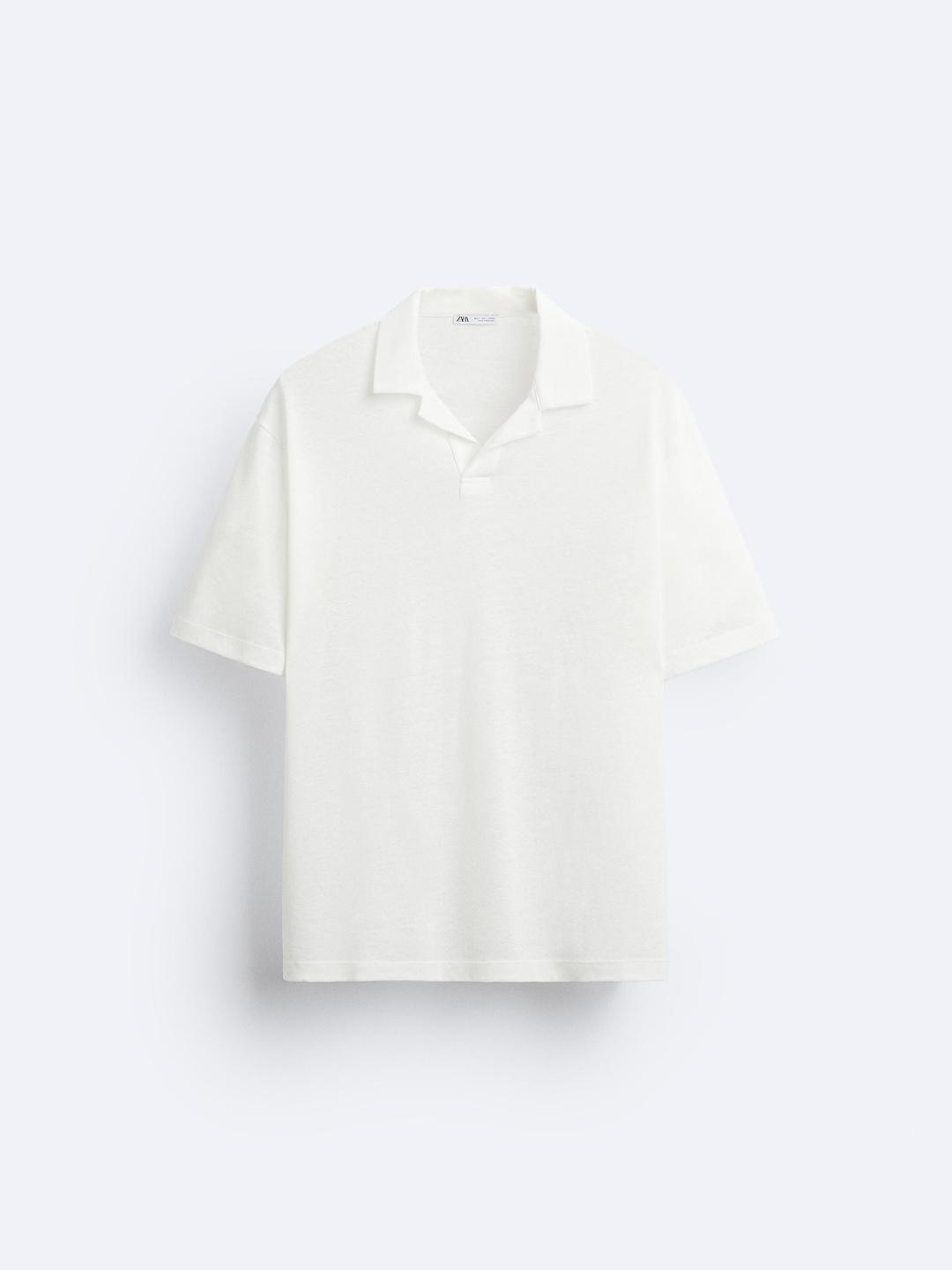 

ZARA Men White T-shirt